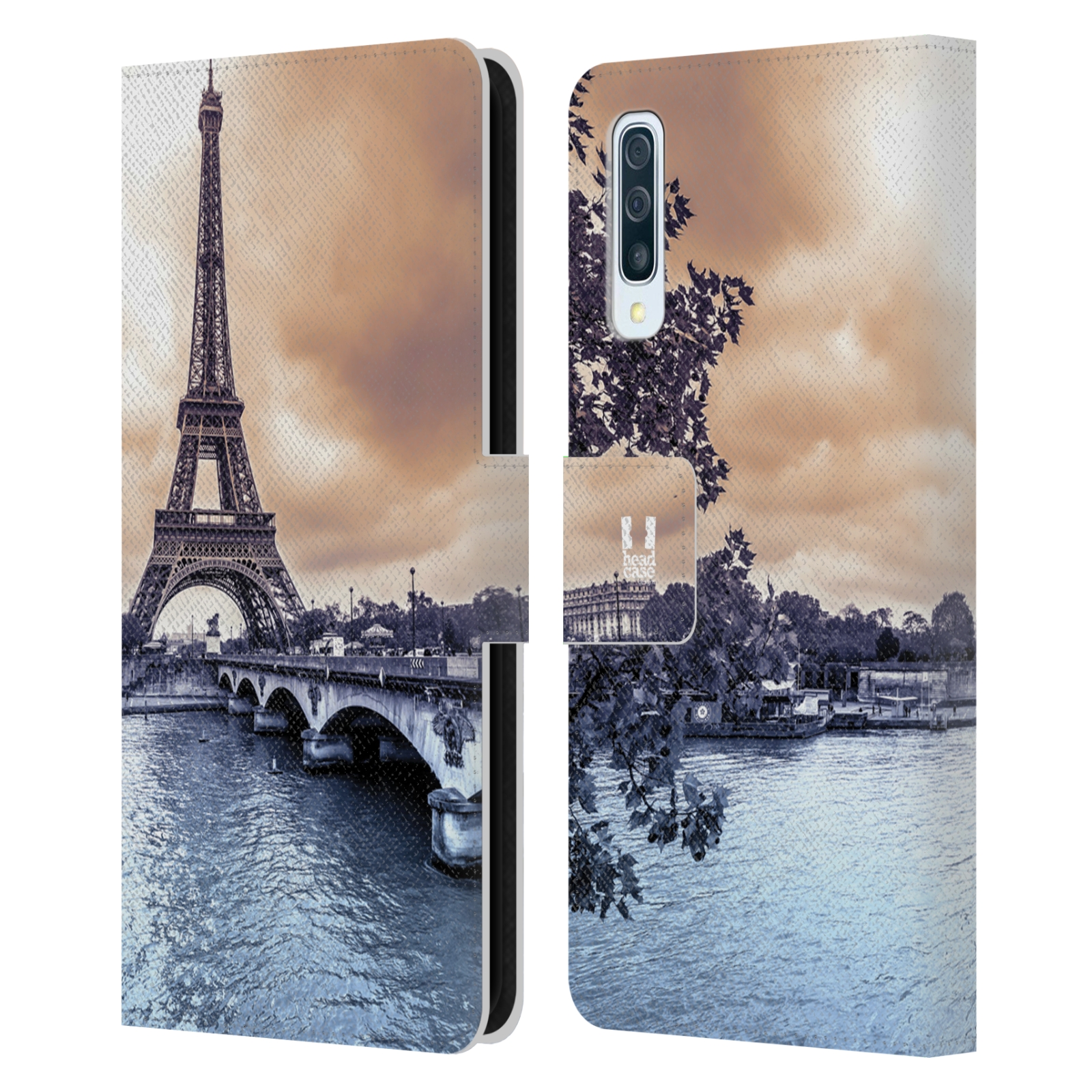 Pouzdro pro mobil Samsung Galaxy A50 / A30s - Eiffelova věž Paříž - Francie