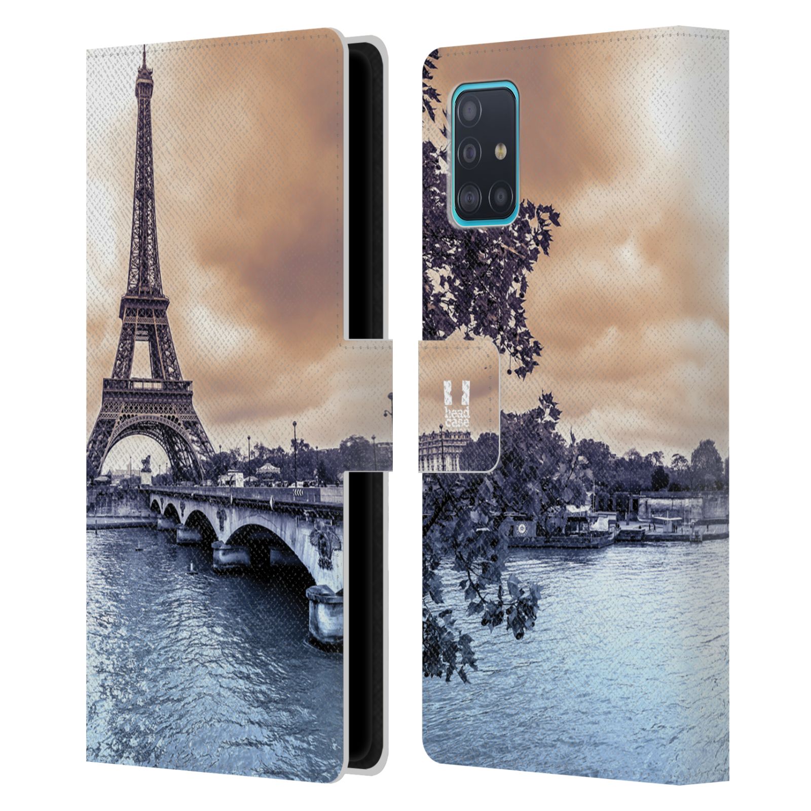 Pouzdro pro mobil Samsung Galaxy A51 - Eiffelova věž Paříž - Francie