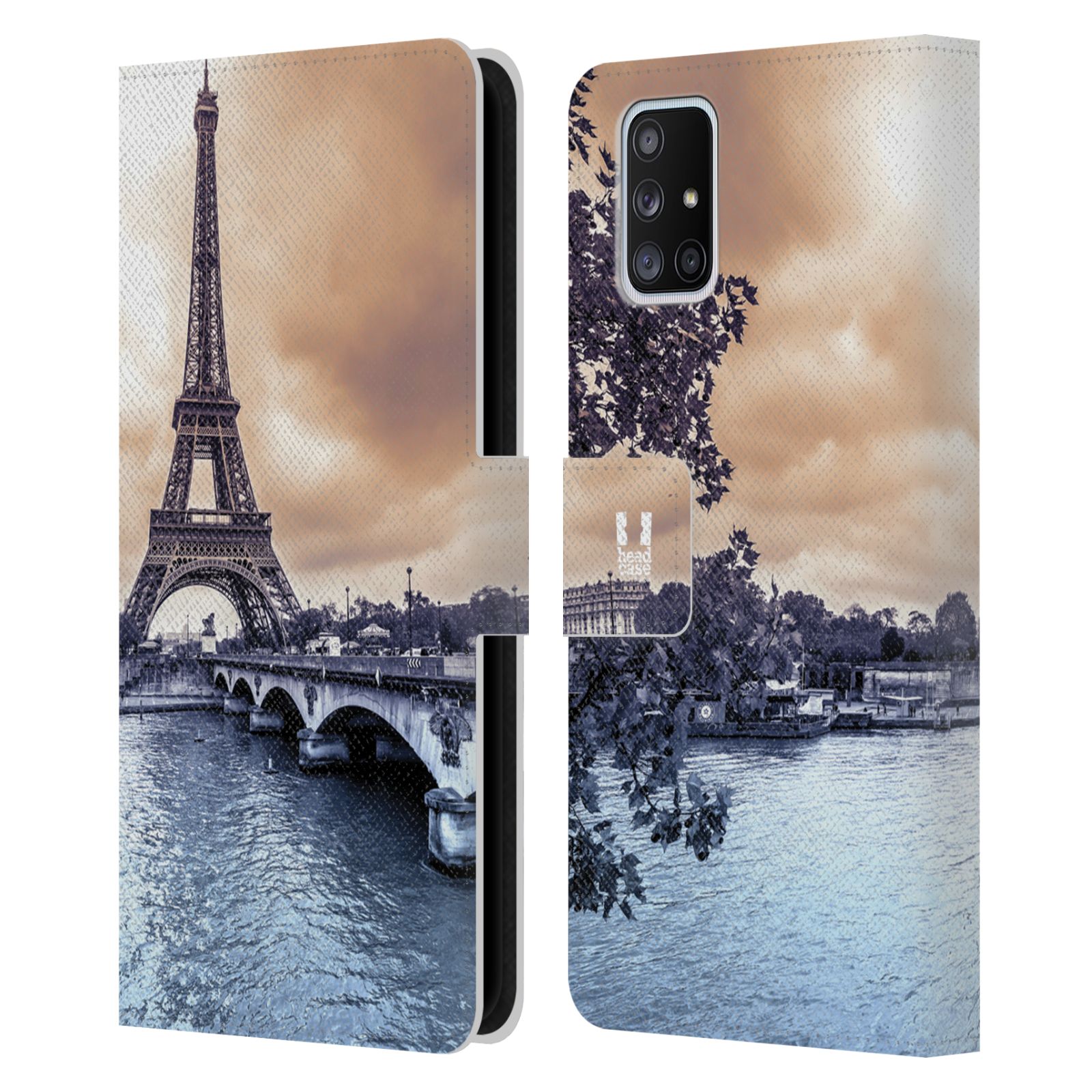 HEAD CASE Pouzdro pro mobil Samsung Galaxy A51 5G - Eiffelova věž Paříž - Francie