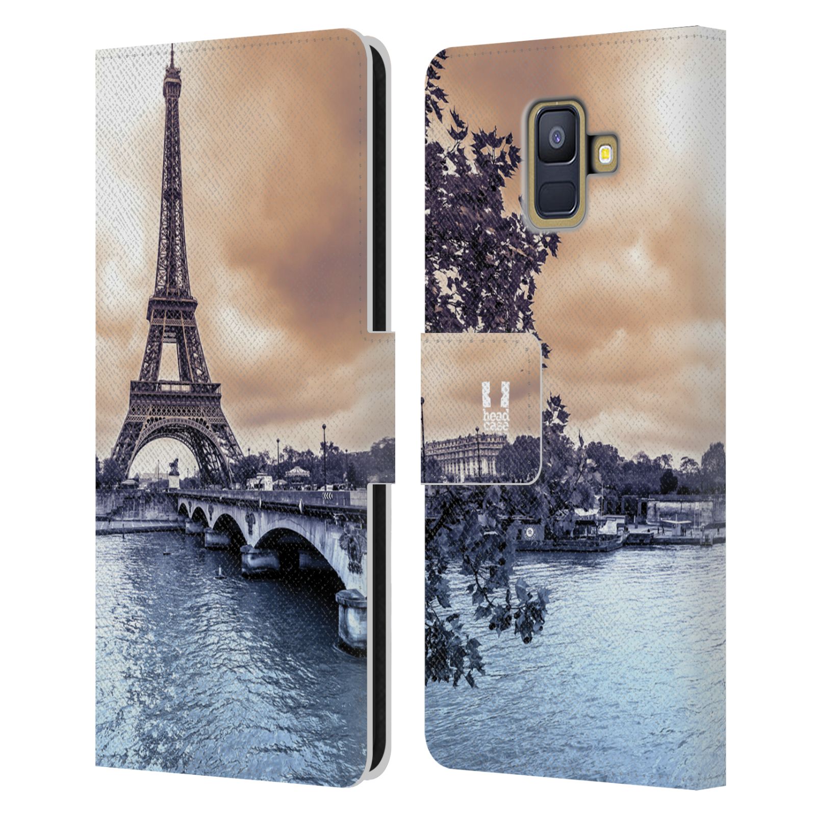 Pouzdro pro mobil Samsung Galaxy A6 2018 - Eiffelova věž Paříž - Francie