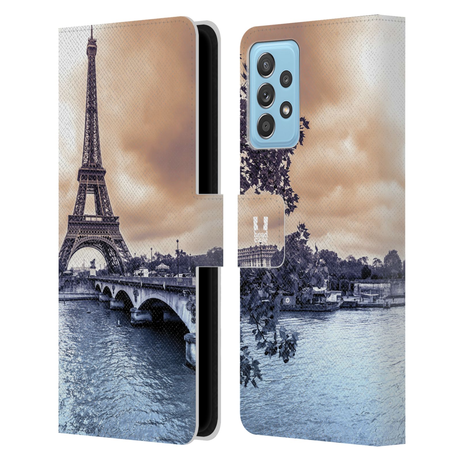 HEAD CASE Pouzdro pro mobil Samsung Galaxy A72 / A72 5G - Eiffelova věž Paříž - Francie