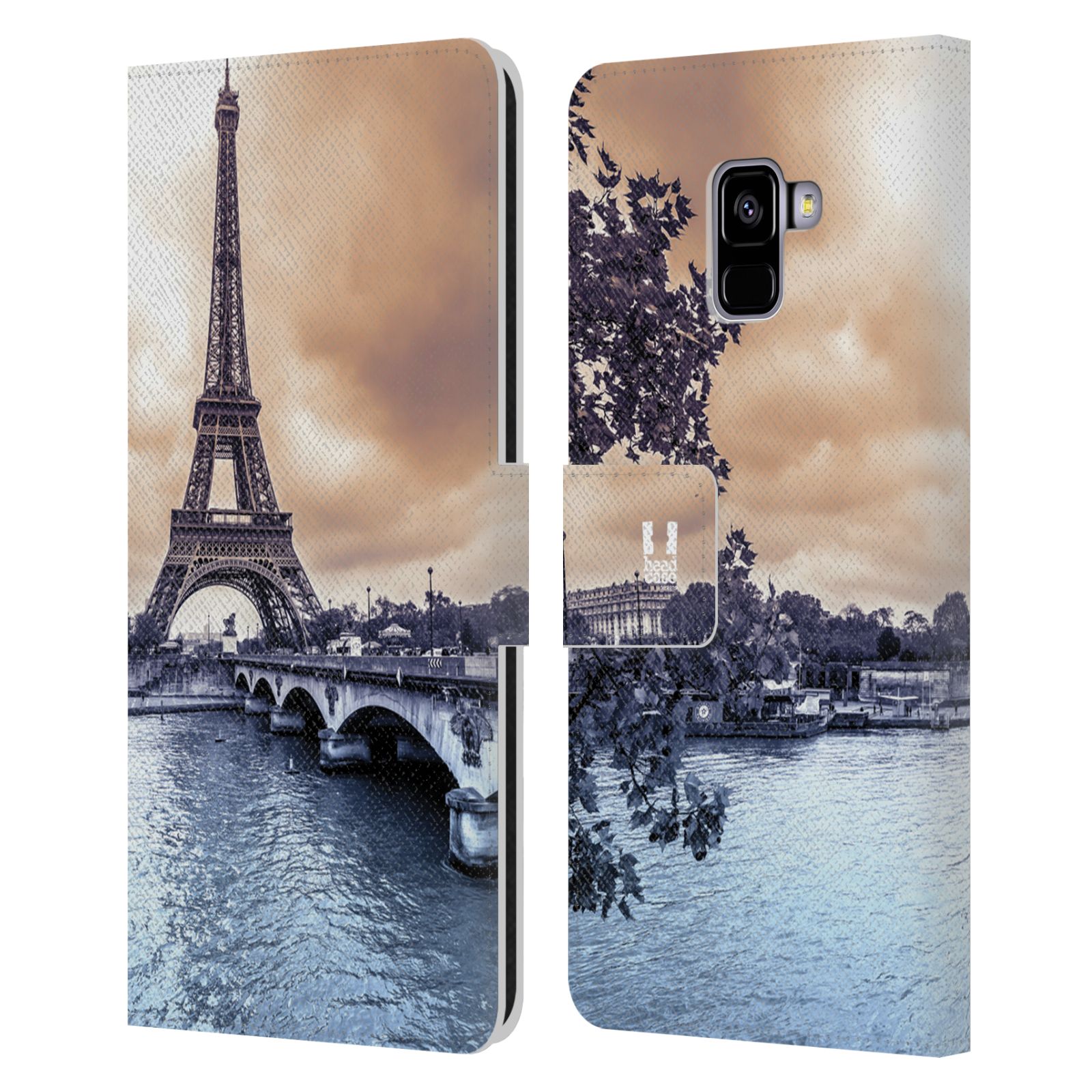 Pouzdro pro mobil Samsung Galaxy A8+ 2018 - Eiffelova věž Paříž - Francie