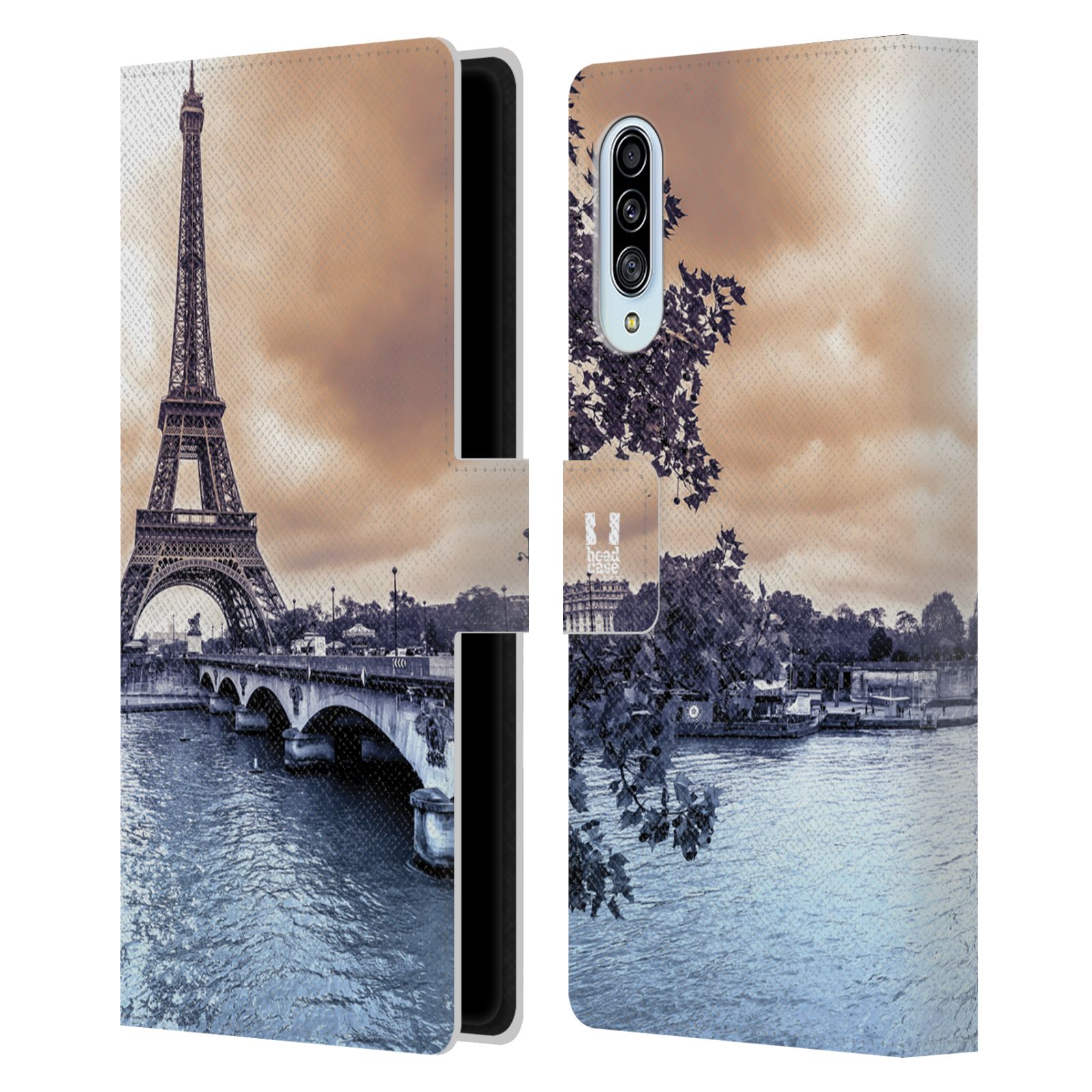 Pouzdro pro mobil Samsung Galaxy A90 5G  - Eiffelova věž Paříž - Francie