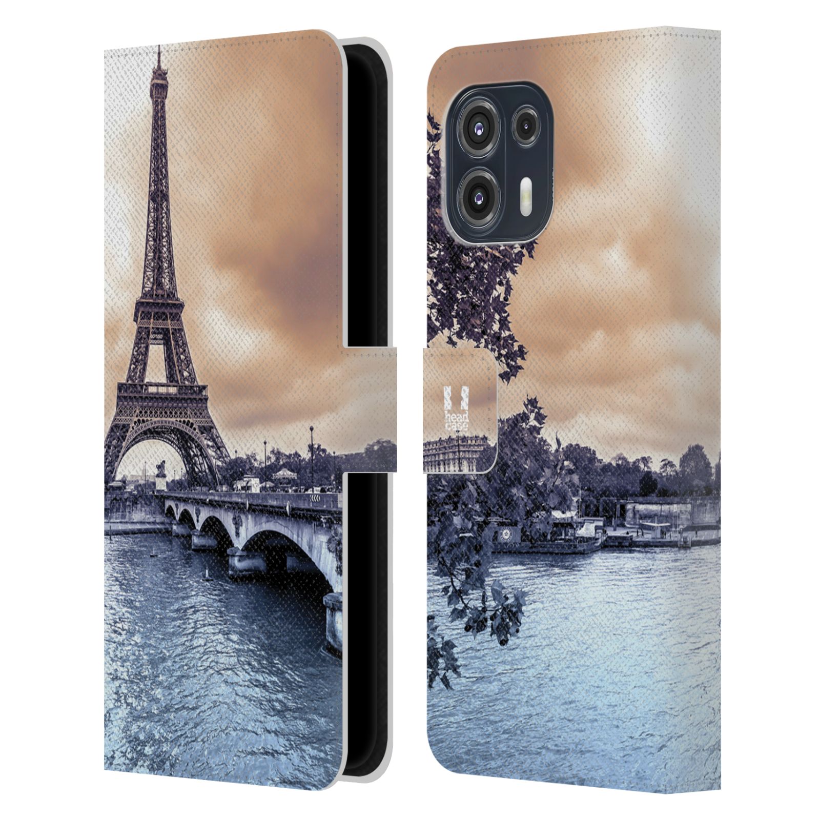 HEAD CASE Pouzdro pro mobil Motorola EDGE 20 LITE - Eiffelova věž Paříž - Francie