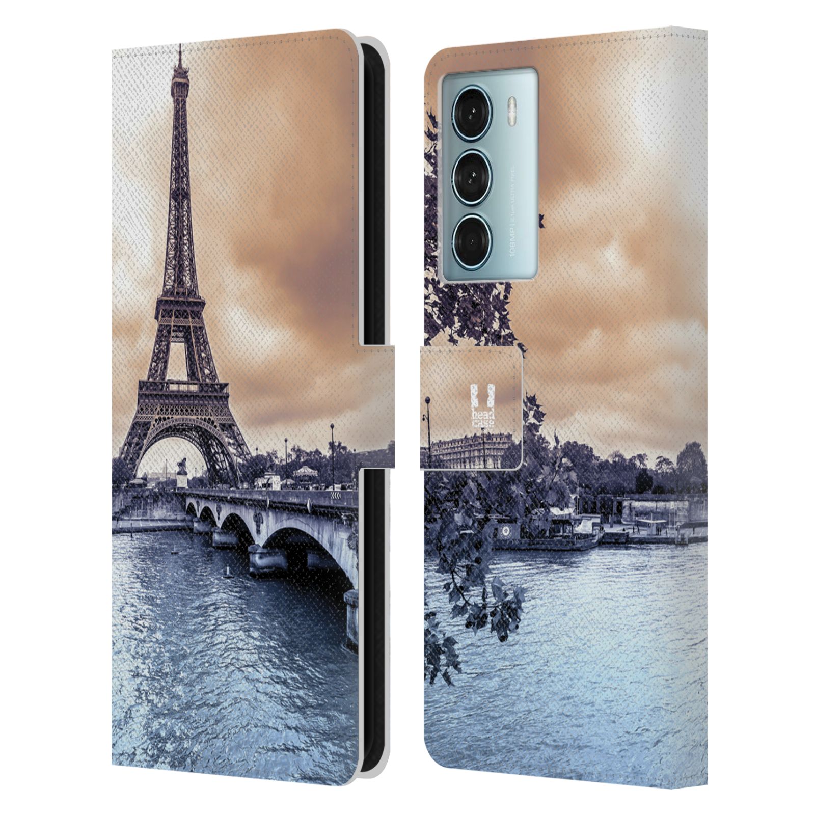 HEAD CASE Pouzdro pro mobil Motorola Moto G200 5G - Eiffelova věž Paříž - Francie