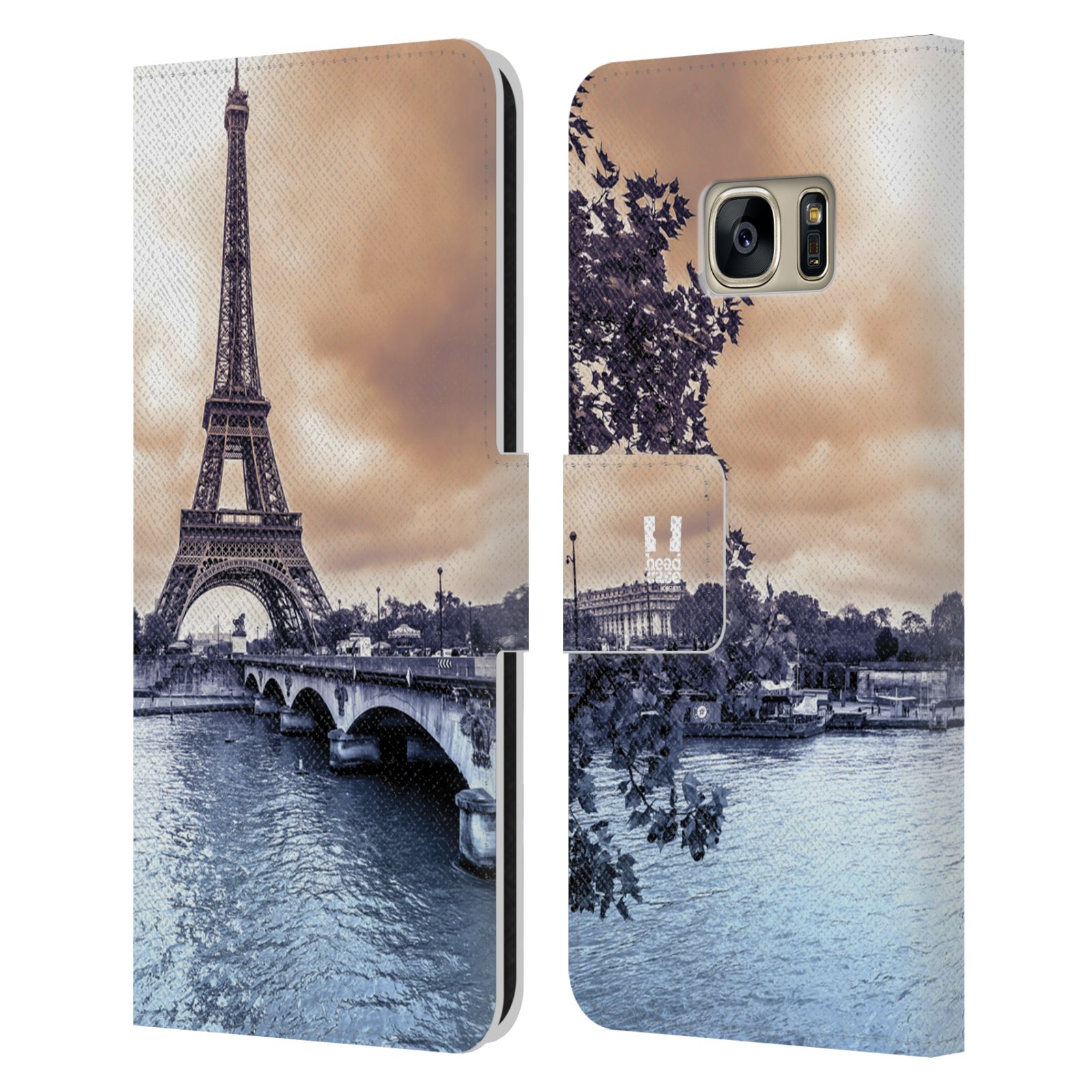 Pouzdro pro mobil Samsung Galaxy S7 - Eiffelova věž Paříž - Francie