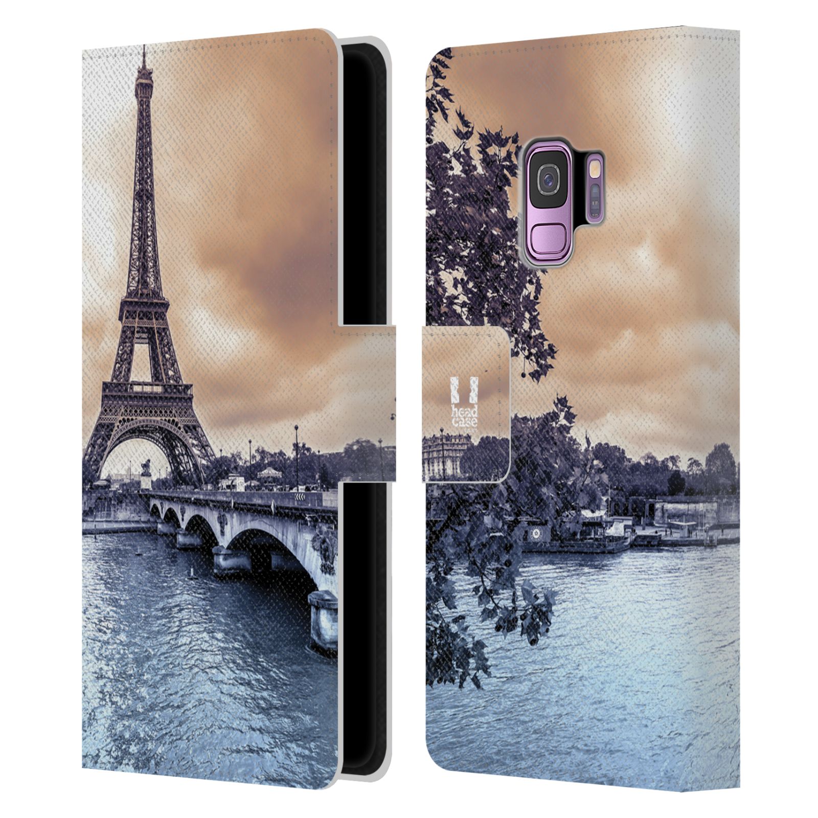 Pouzdro pro mobil Samsung Galaxy S9 - Eiffelova věž Paříž - Francie