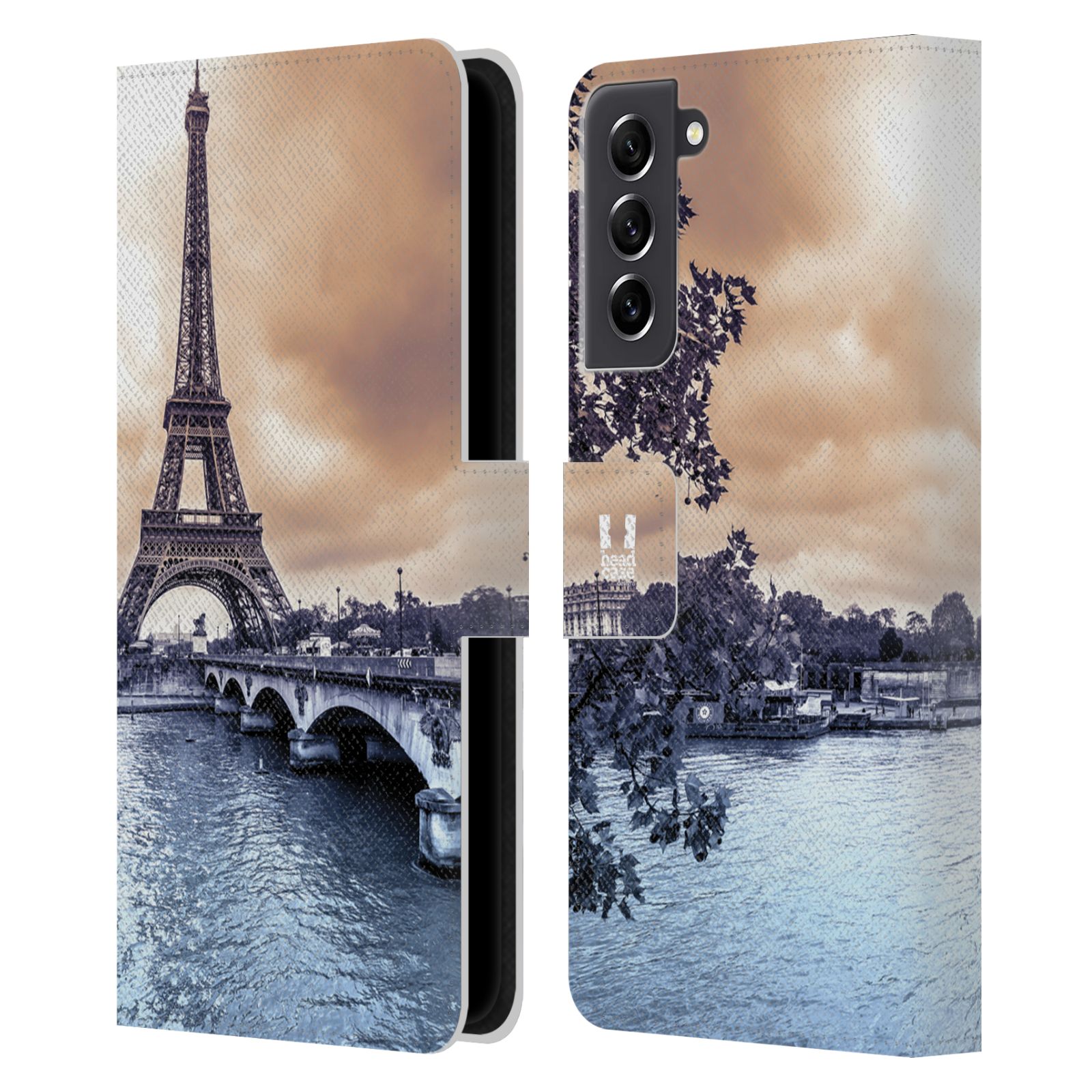 HEAD CASE Pouzdro pro mobil Samsung Galaxy S21 FE 5G - Eiffelova věž Paříž - Francie