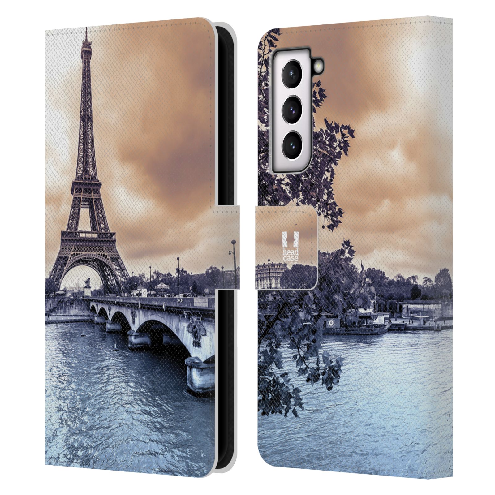 HEAD CASE Pouzdro pro mobil Samsung Galaxy S21 / S21 5G - Eiffelova věž Paříž - Francie