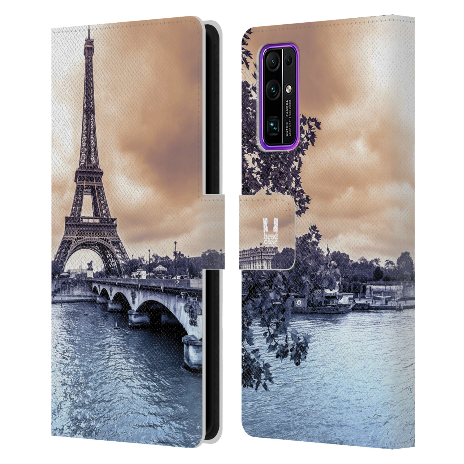 Pouzdro pro mobil Honor 30 - Eiffelova věž Paříž - Francie
