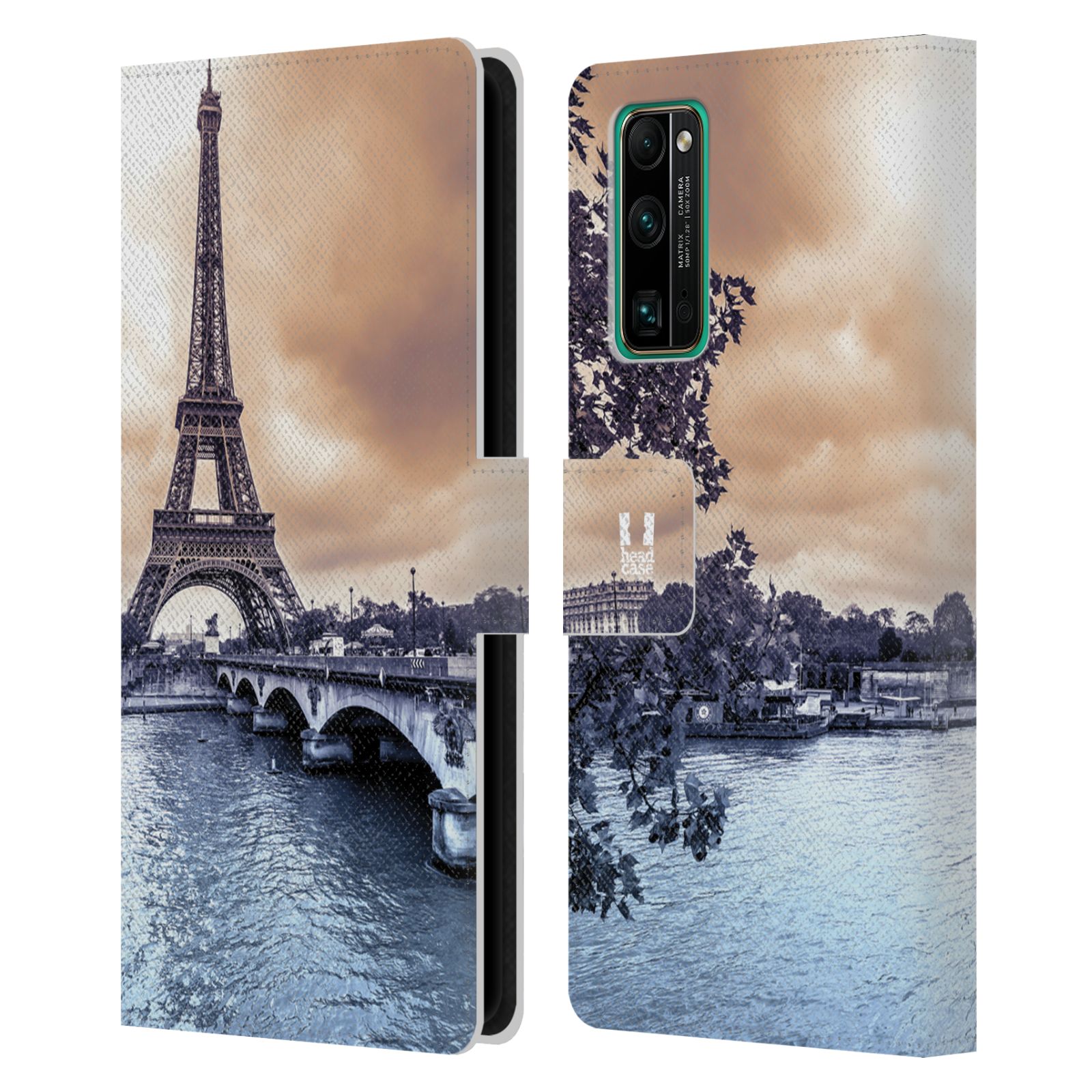 Pouzdro pro mobil Honor 30 PRO - Eiffelova věž Paříž - Francie