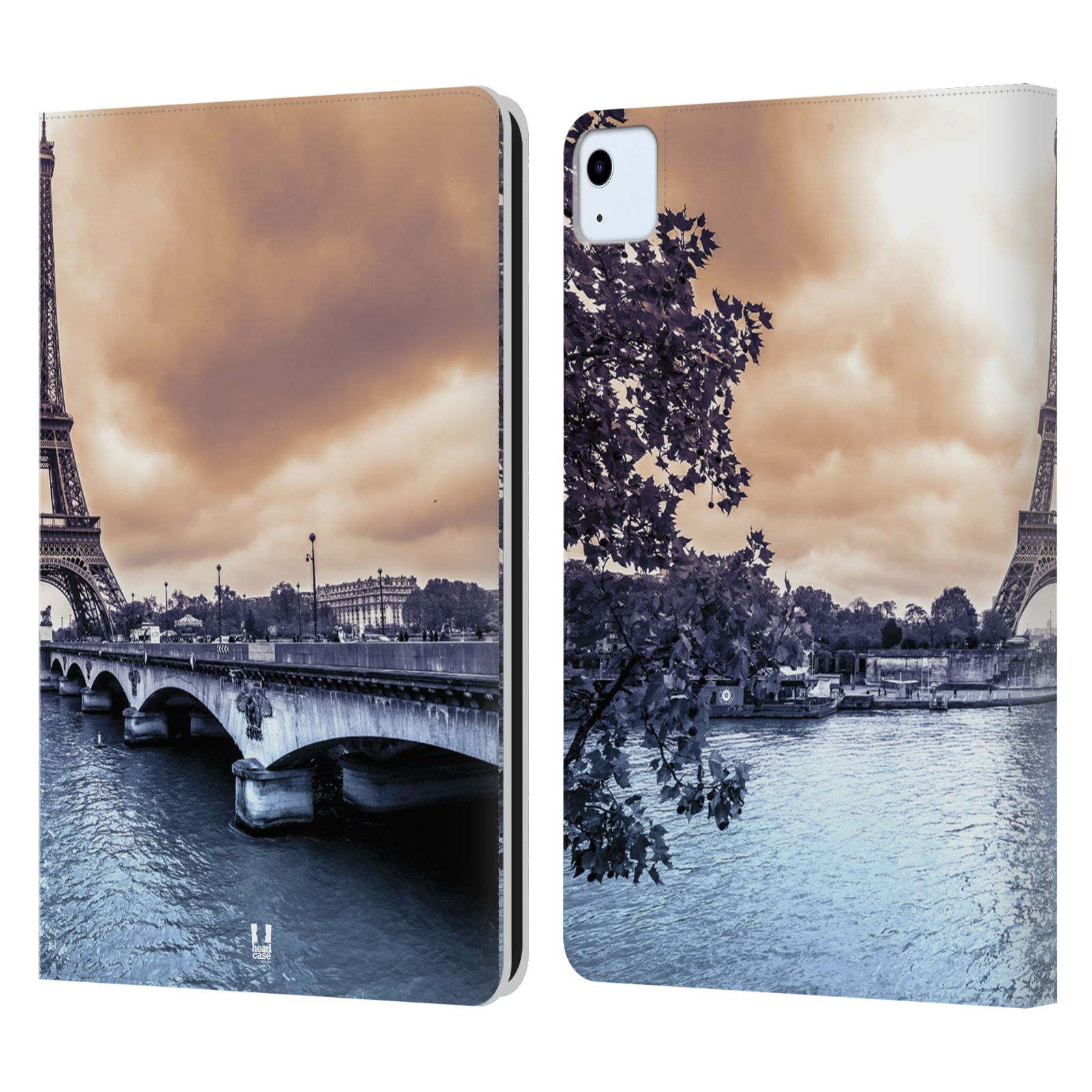 HEAD CASE Pouzdro pro tablet Apple Ipad Air 2020 / 2022 - Eiffelova věž Paříž - Francie