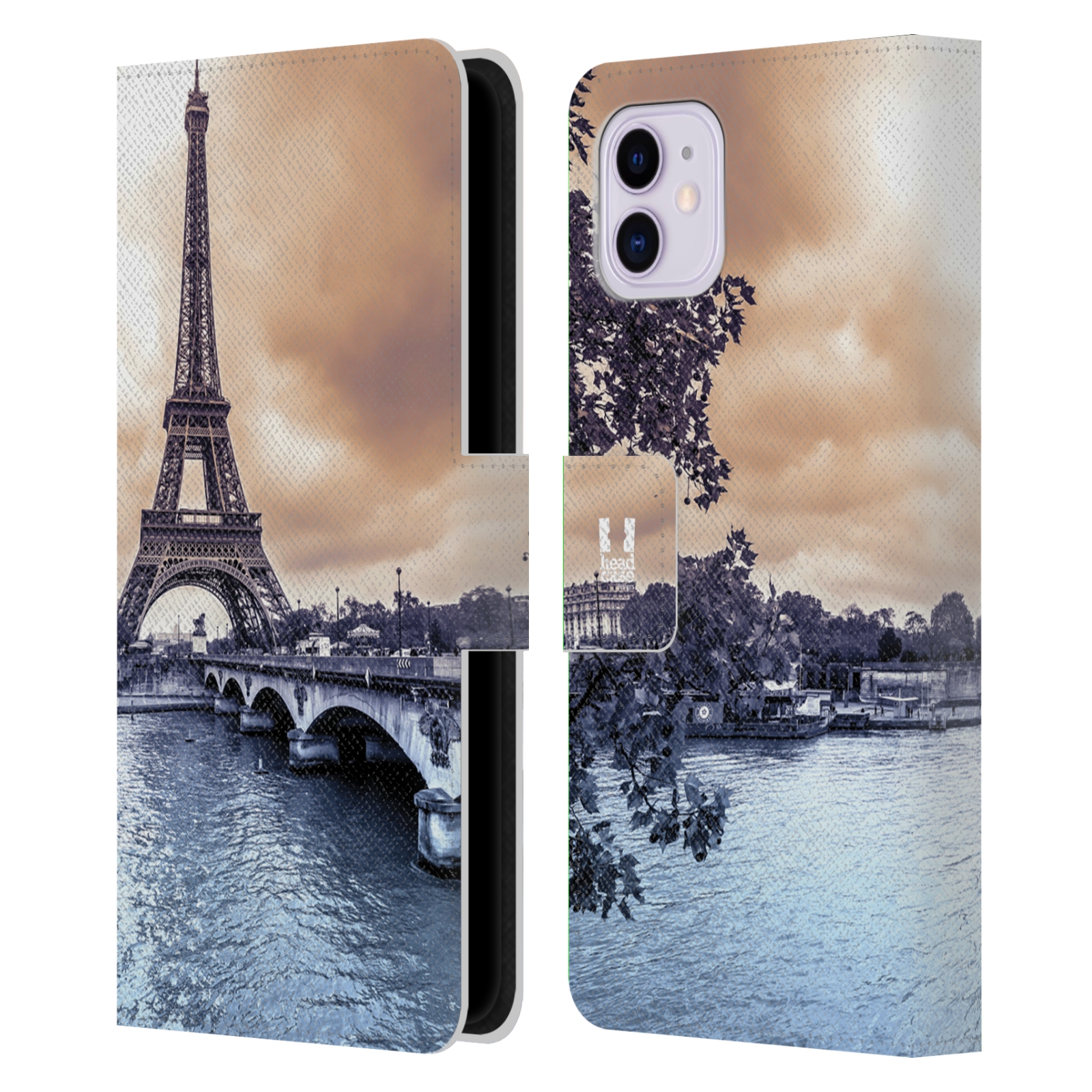 Pouzdro pro mobil Apple Iphone 11 - Eiffelova věž Paříž - Francie
