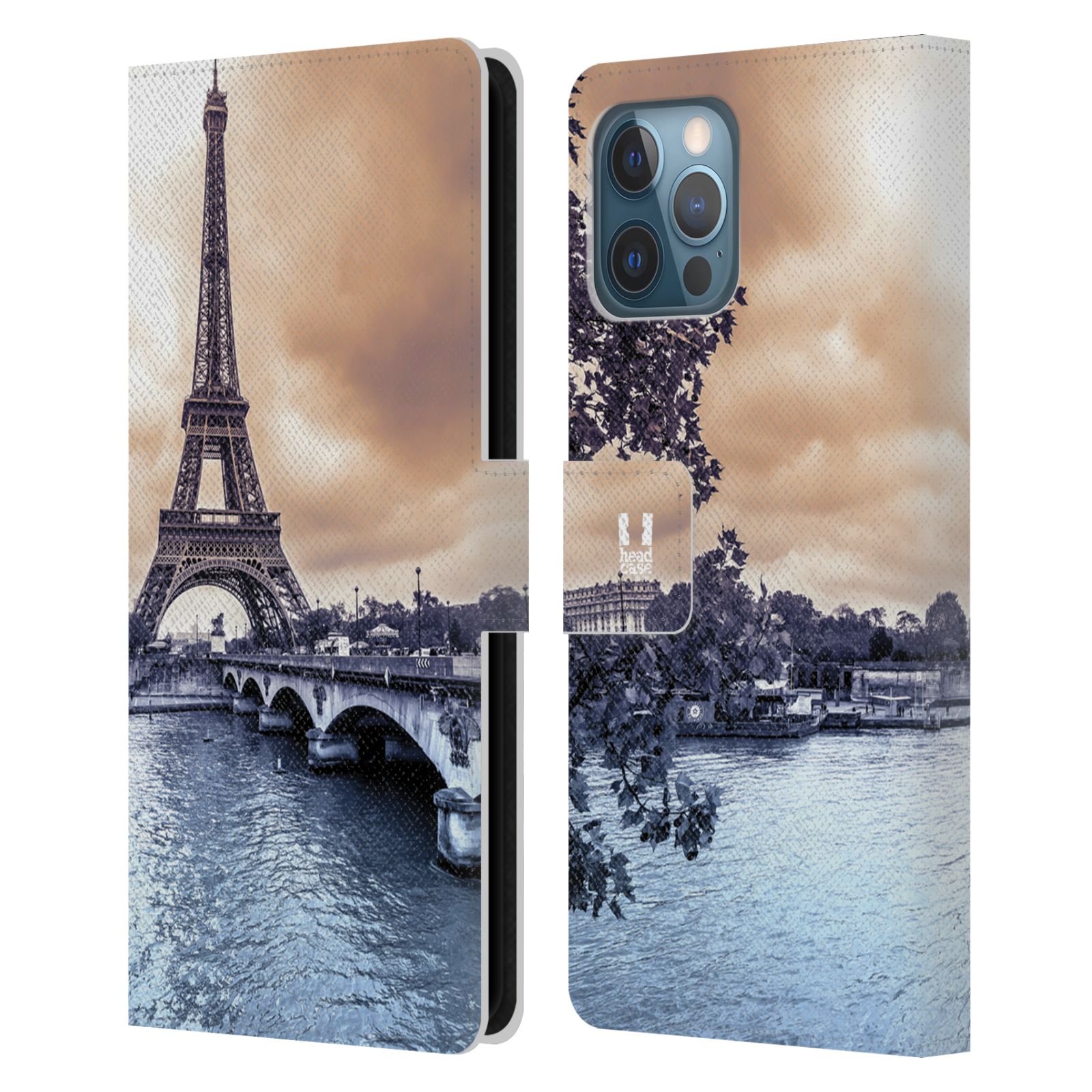 Pouzdro pro mobil Apple Iphone 12 Pro Max - Eiffelova věž Paříž - Francie