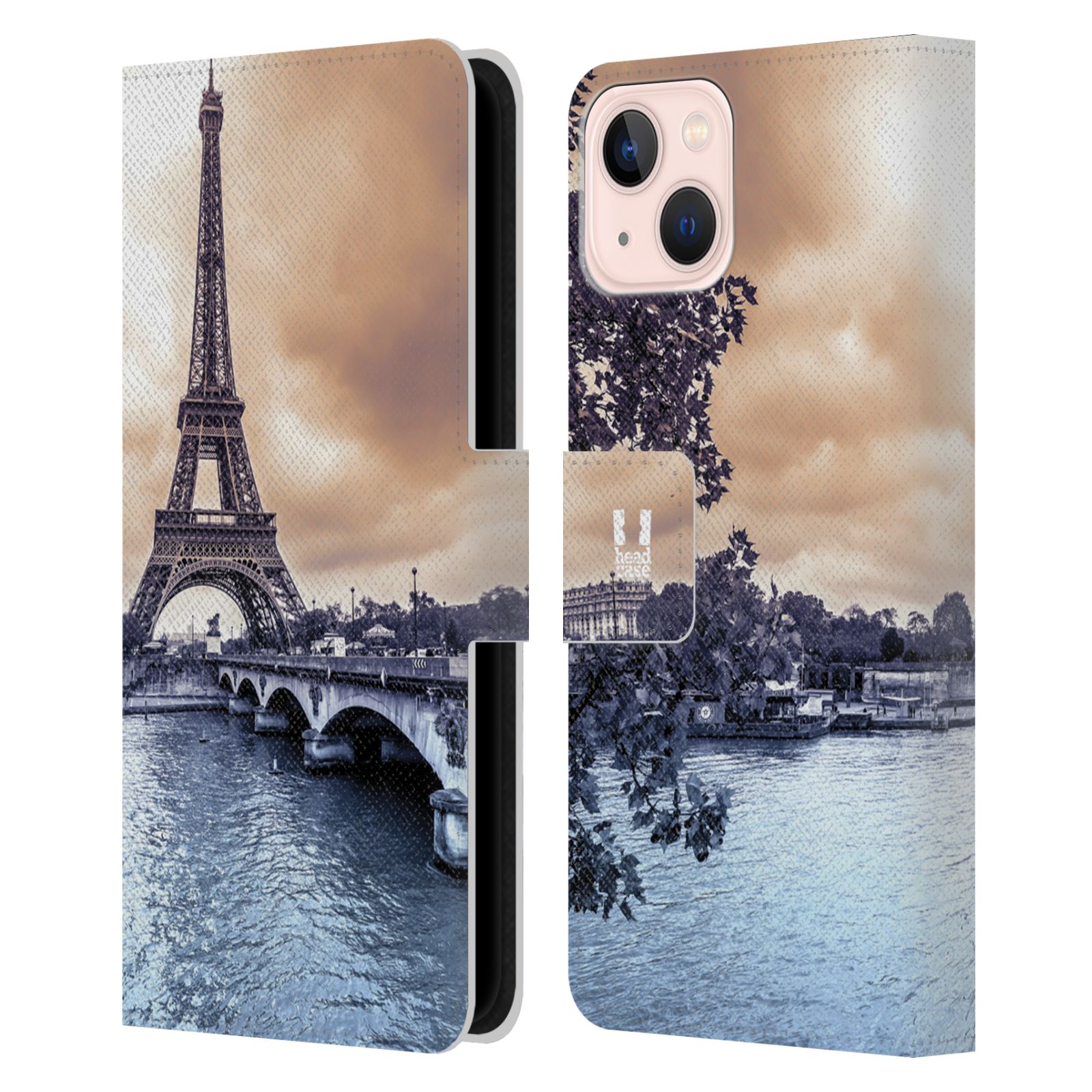 Pouzdro pro mobil Apple Iphone 13 - HEAD CASE - Eiffelova věž Paříž - Francie
