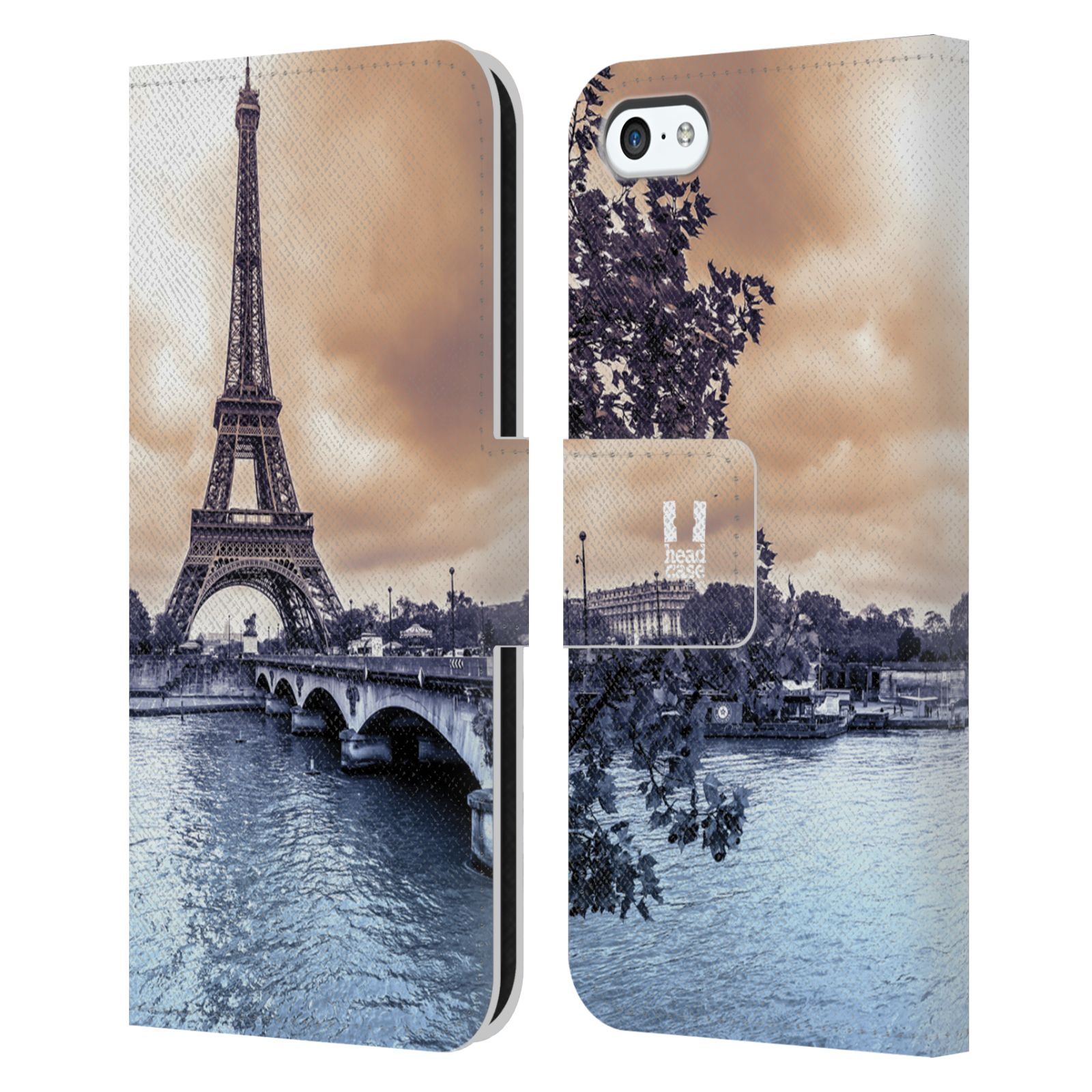 Pouzdro pro mobil Apple Iphone 5C - Eiffelova věž Paříž - Francie