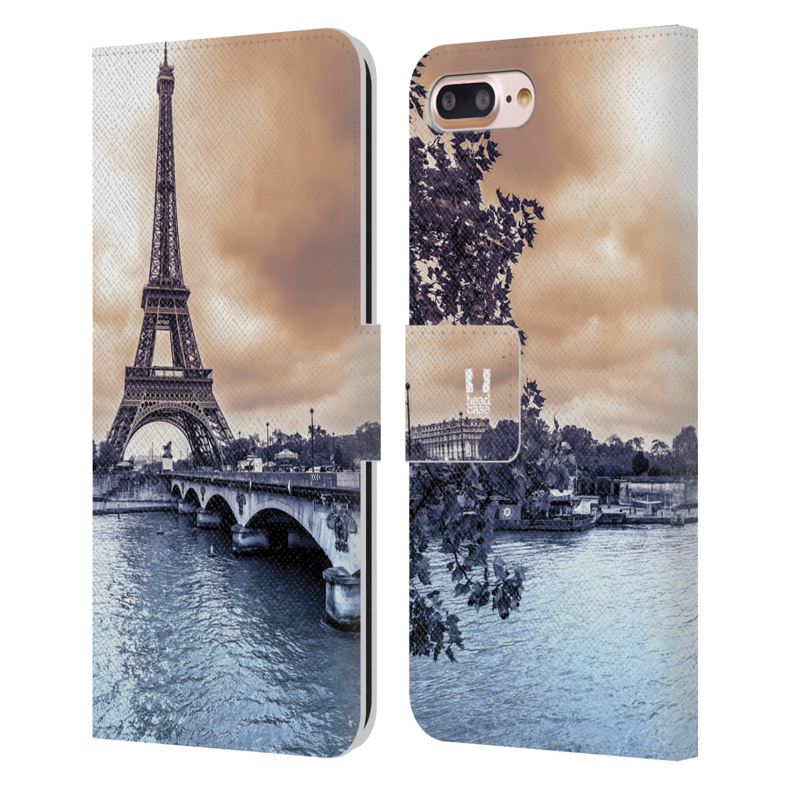Pouzdro pro mobil Apple Iphone 7+/8+ - Eiffelova věž Paříž - Francie
