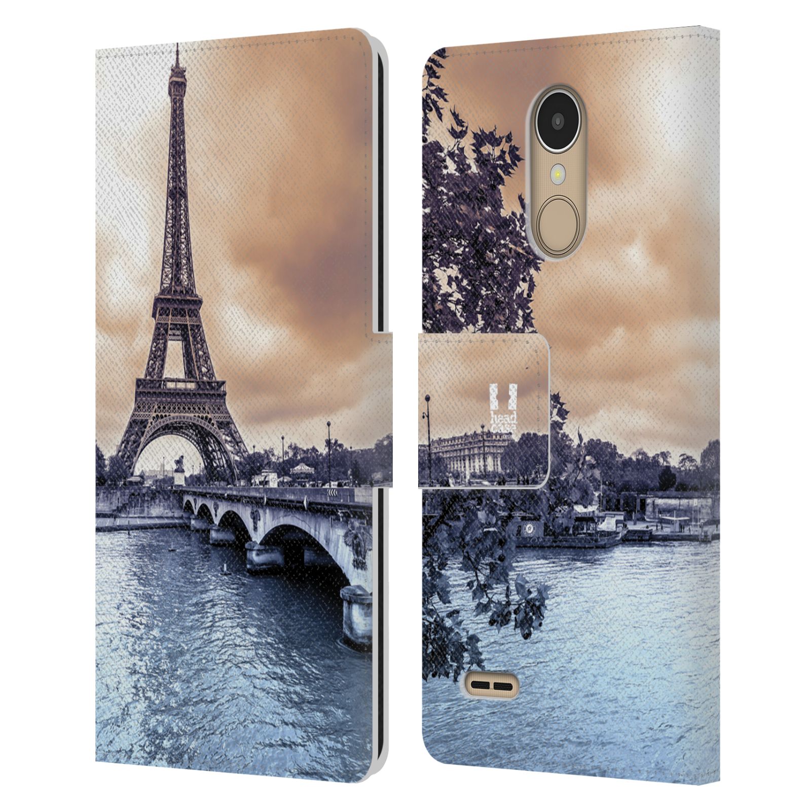 Pouzdro na mobil LG K10 (2017) - Head Case - Paříž Eiffelova věž