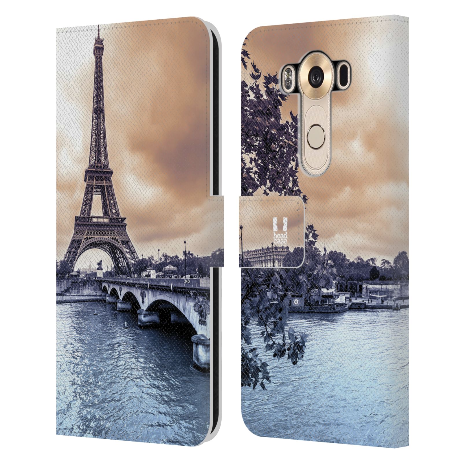 Pouzdro na mobil LG V10 - Head Case - Paříž Eiffelova věž