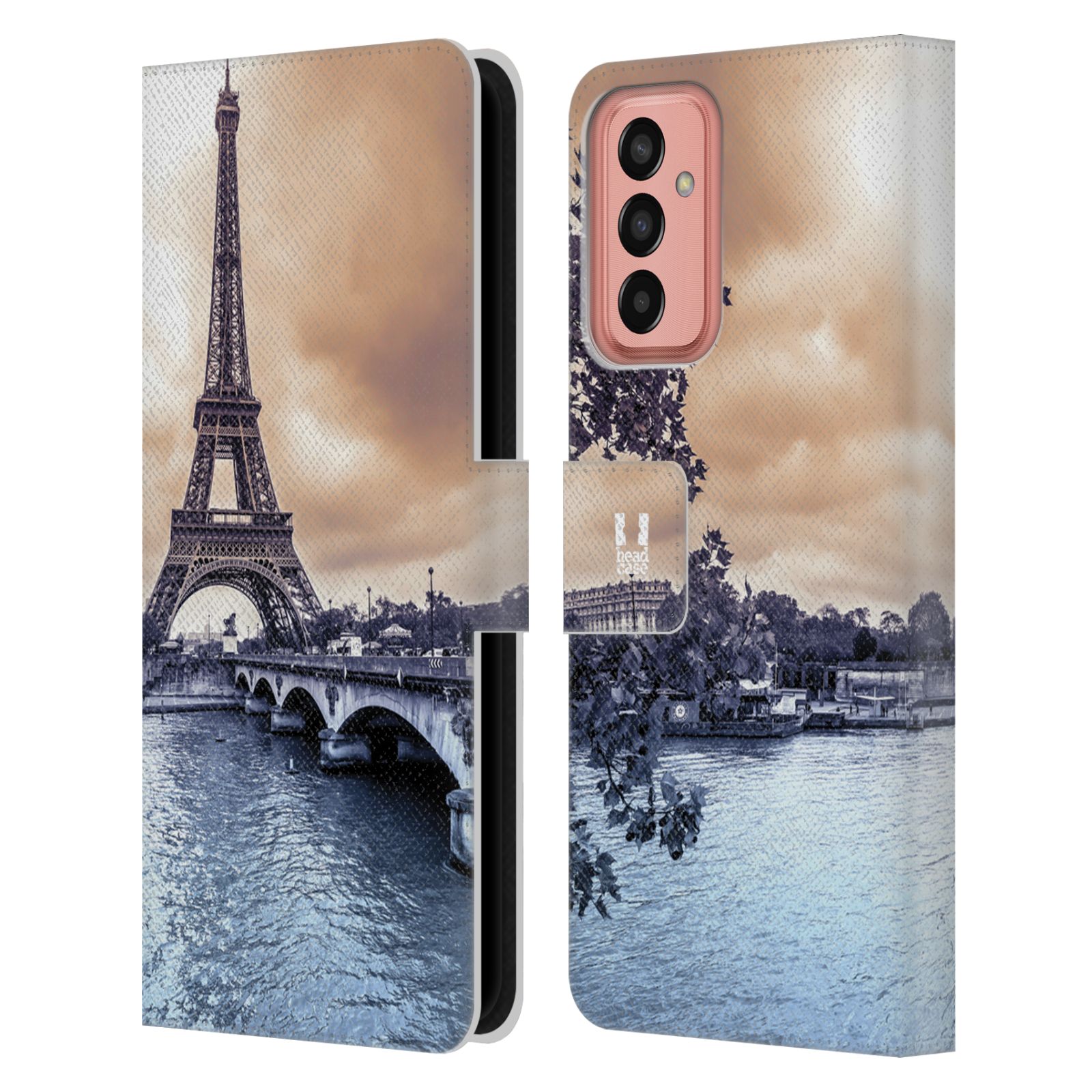 HEAD CASE Pouzdro pro mobil Samsung Galaxy M13 - Eiffelova věž Paříž - Francie