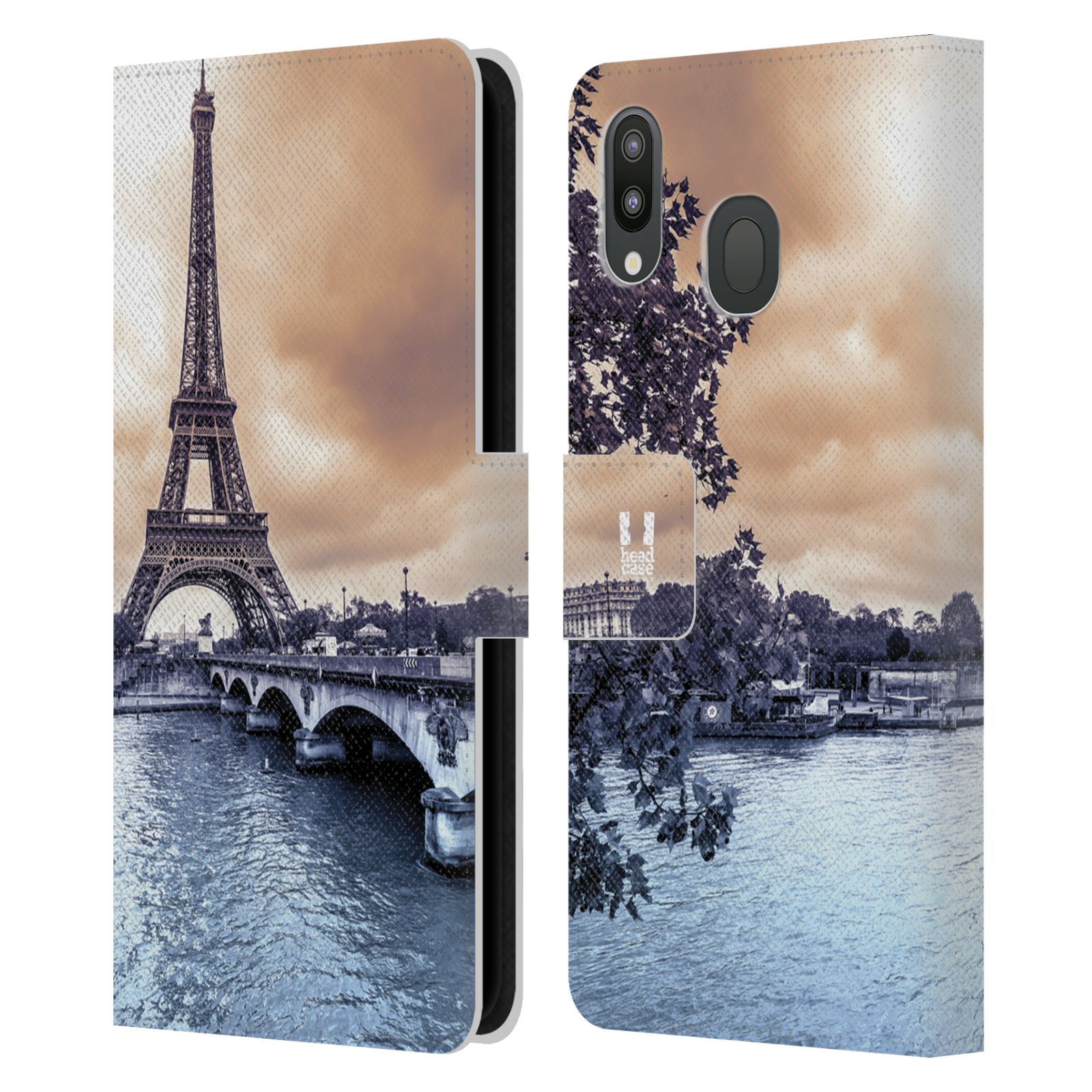 Pouzdro pro mobil Samsung Galaxy M20 - Eiffelova věž Paříž - Francie