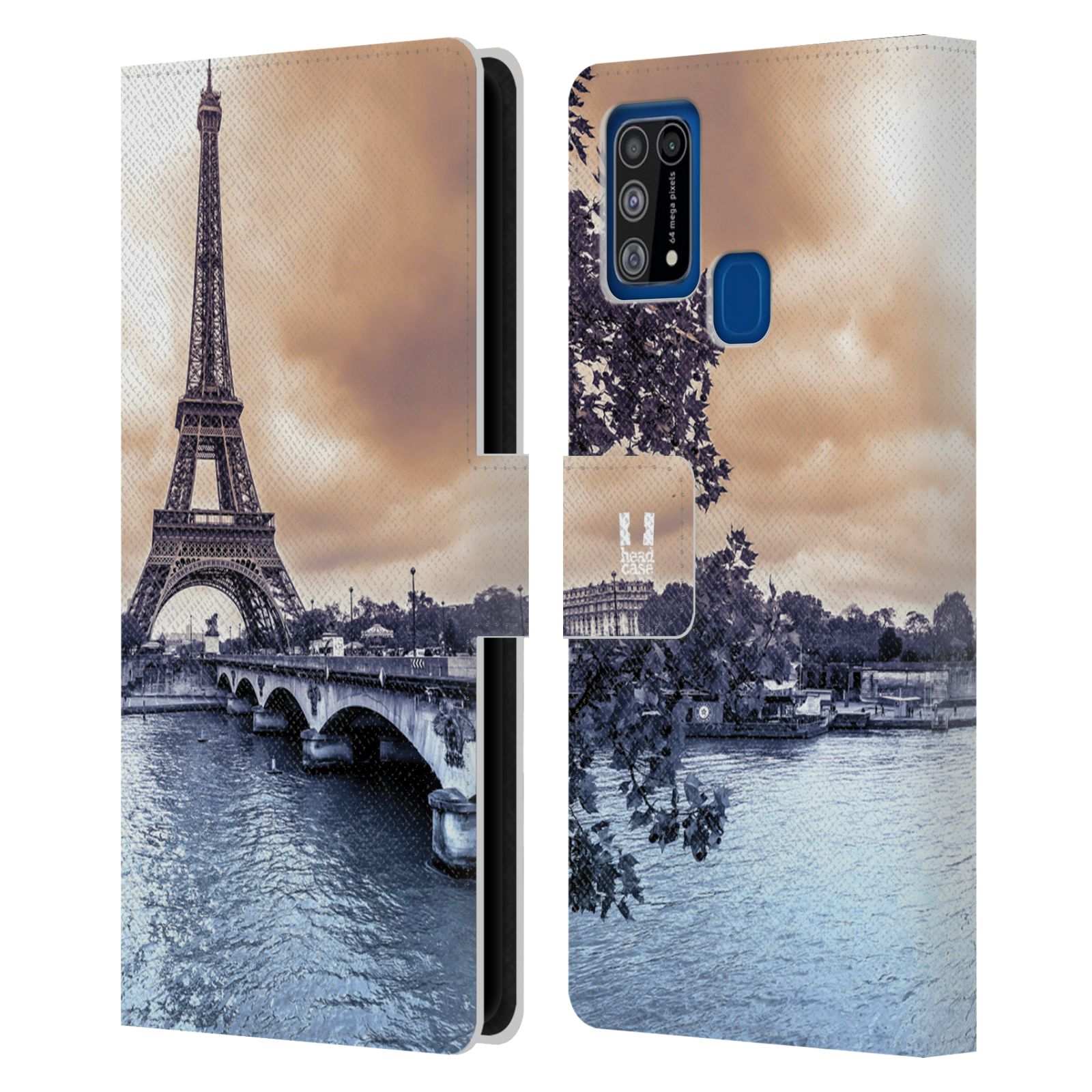 HEAD CASE Pouzdro pro mobil Samsung Galaxy M31 - Eiffelova věž Paříž - Francie