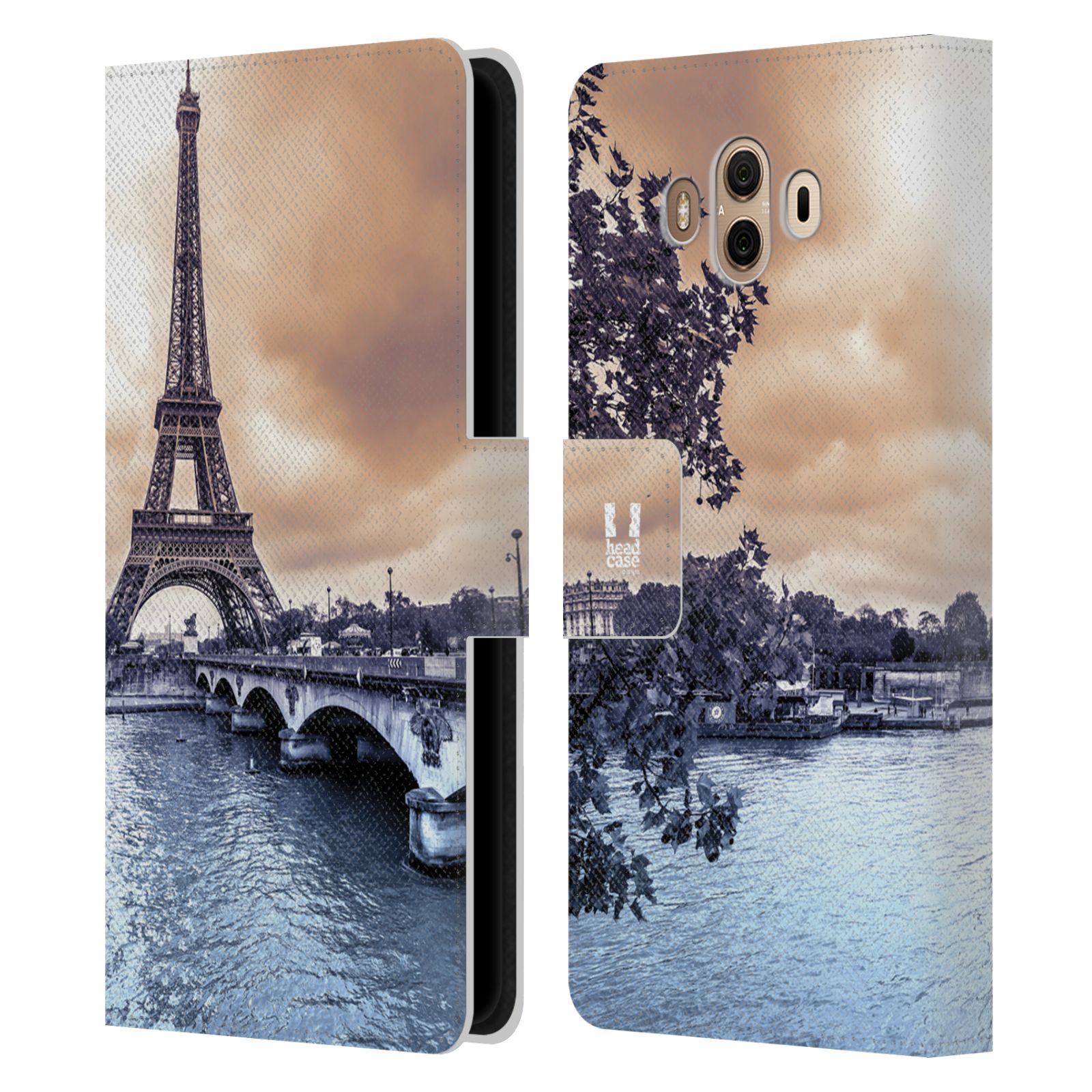 Pouzdro na mobil Huawei Mate 10 - Head Case - Paříž Eiffelova věž