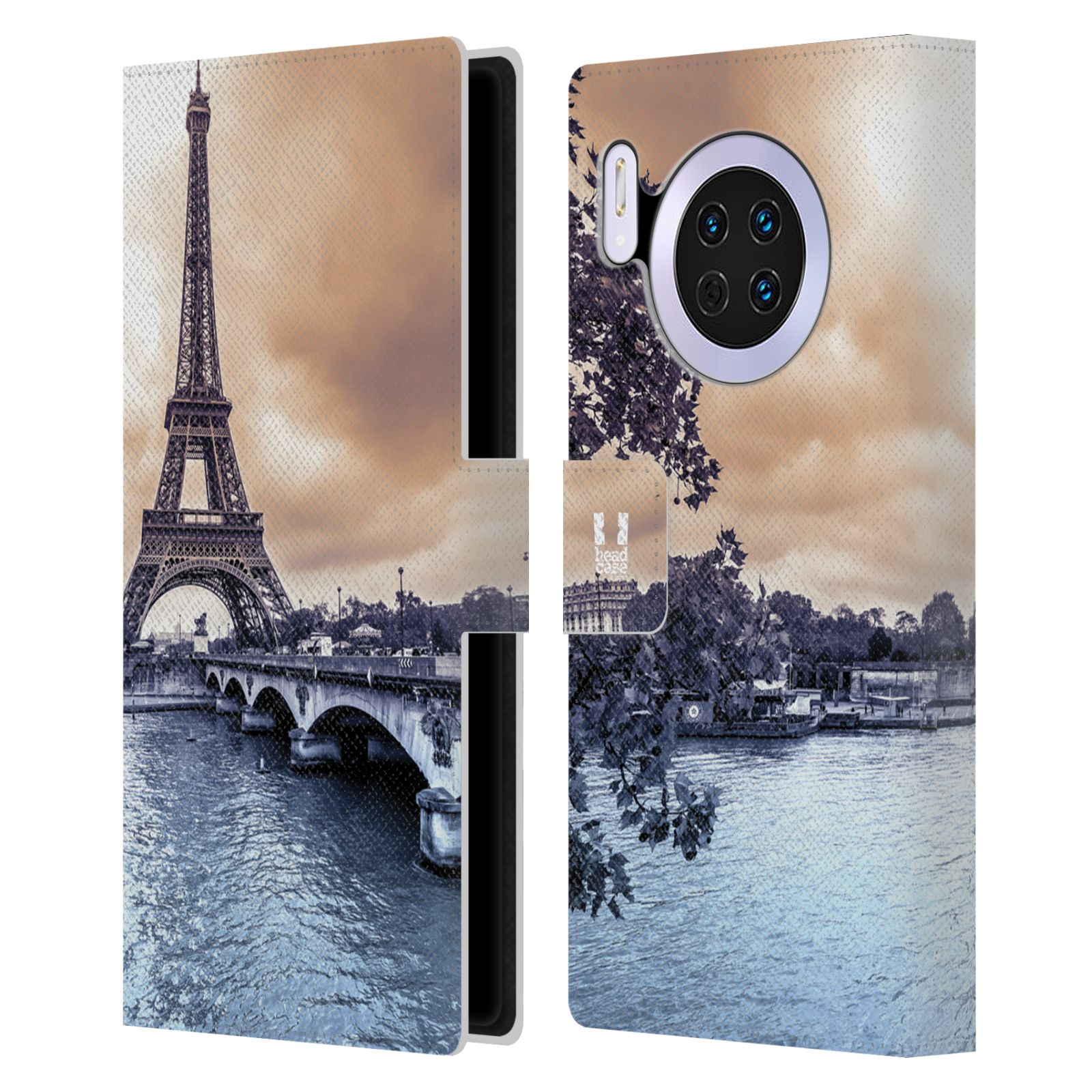 Pouzdro pro mobil Huawei Mate 30 - Eiffelova věž Paříž - Francie