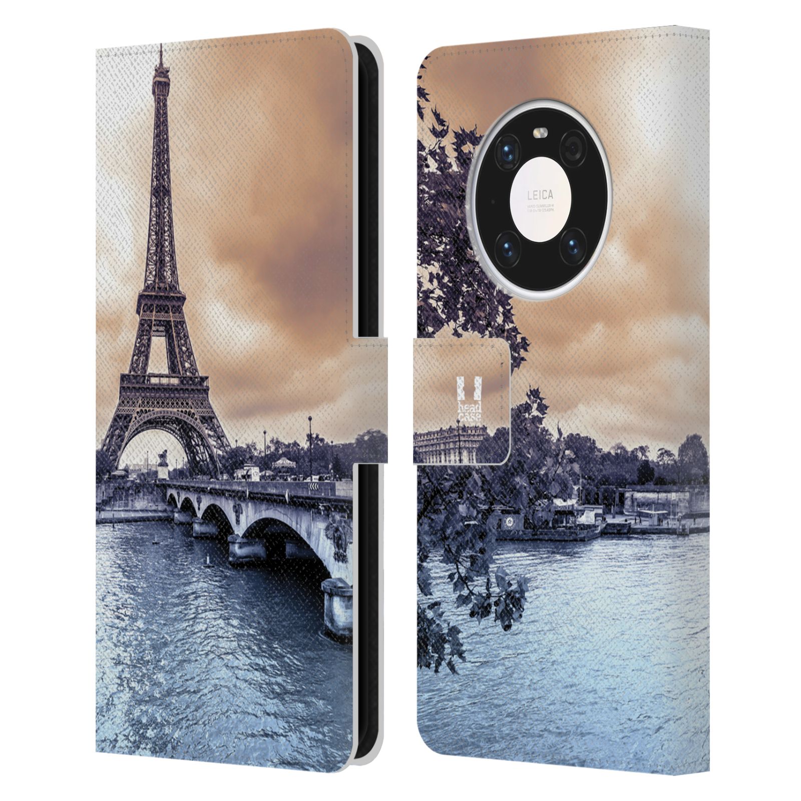Pouzdro pro mobil Huawei Mate 40 PRO - HEAD CASE - Eiffelova věž Paříž - Francie