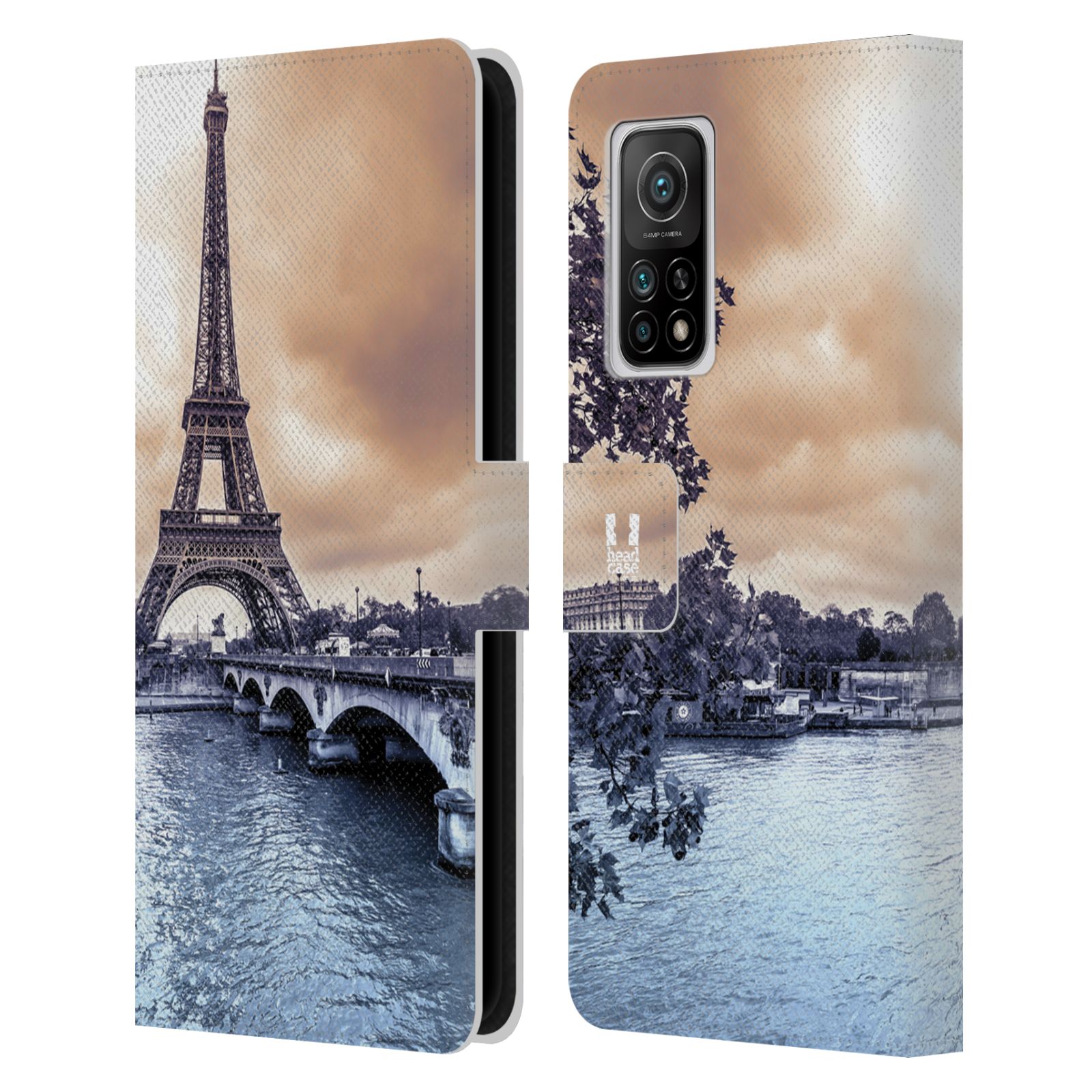 Pouzdro pro mobil Xiaomi Mi 10T / Mi 10T PRO - HEAD CASE - Eiffelova věž Paříž - Francie