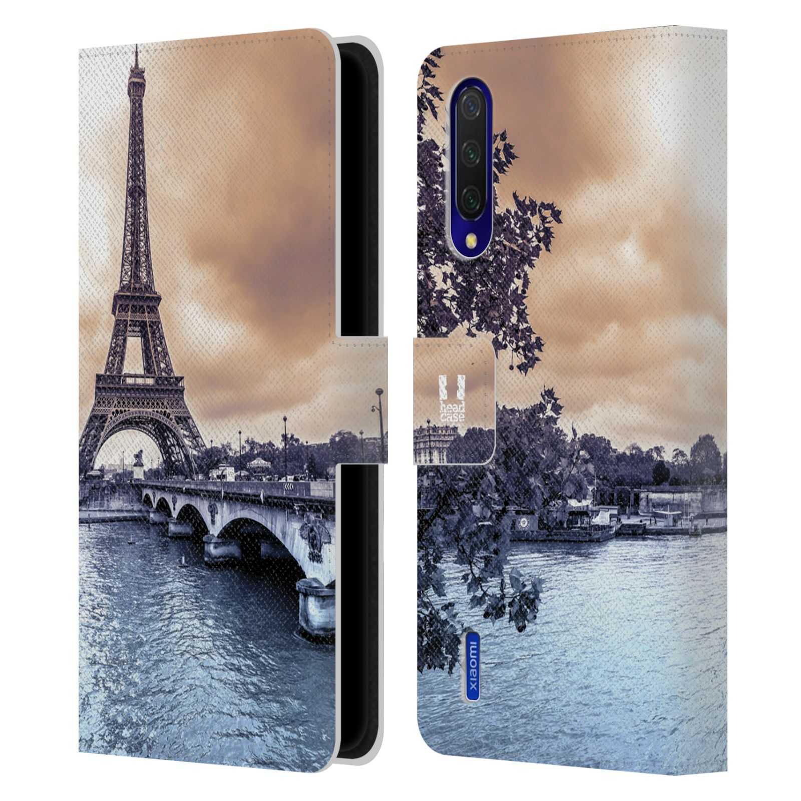 Pouzdro pro mobil Xiaomi Mi 9 LITE  - Eiffelova věž Paříž - Francie