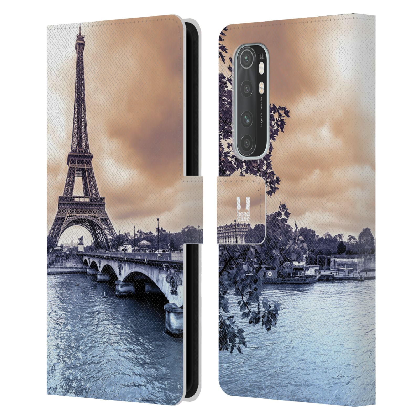 Pouzdro pro mobil Xiaomi Mi Note 10 LITE  - Eiffelova věž Paříž - Francie