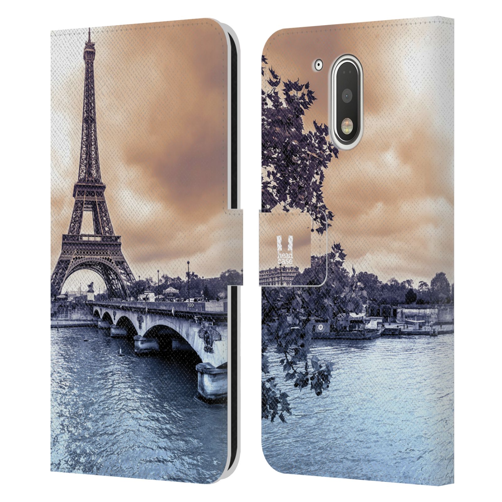 HEAD CASE Pouzdro pro mobil Motorola Moto G41 - Eiffelova věž Paříž - Francie