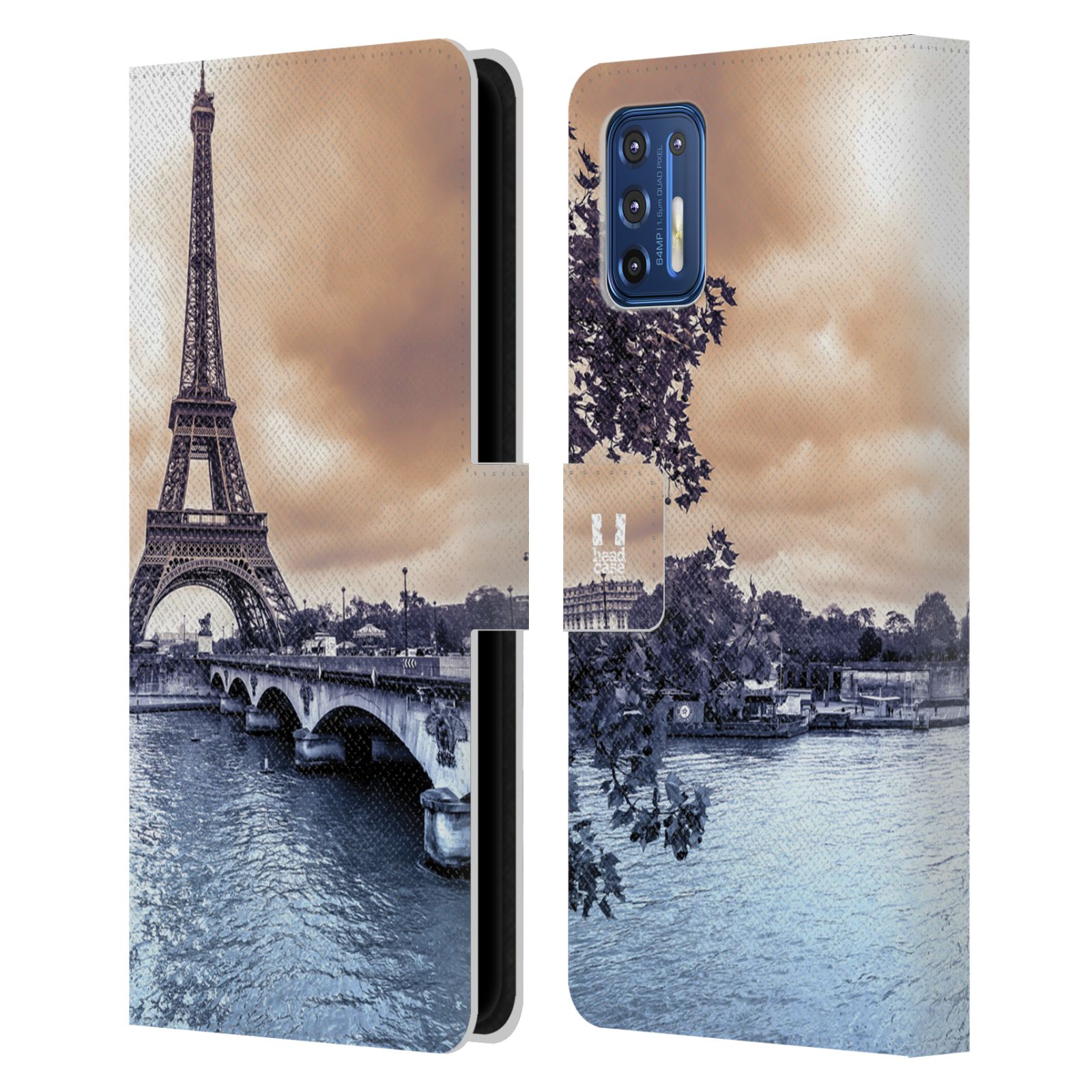 Pouzdro pro mobil Motorola Moto G9 PLUS - HEAD CASE - Eiffelova věž Paříž - Francie