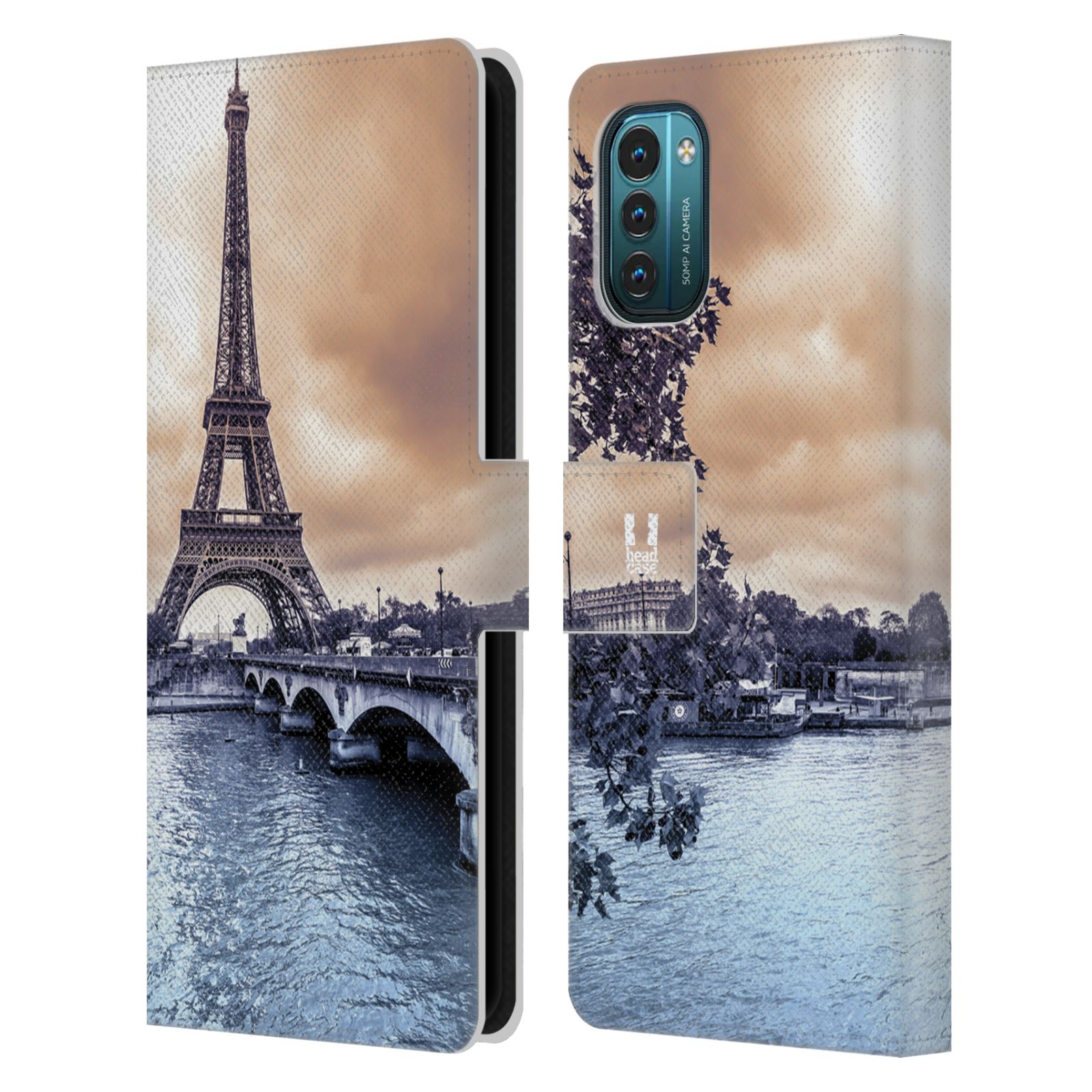 HEAD CASE Pouzdro pro mobil Nokia G11 / G21 - Eiffelova věž Paříž - Francie