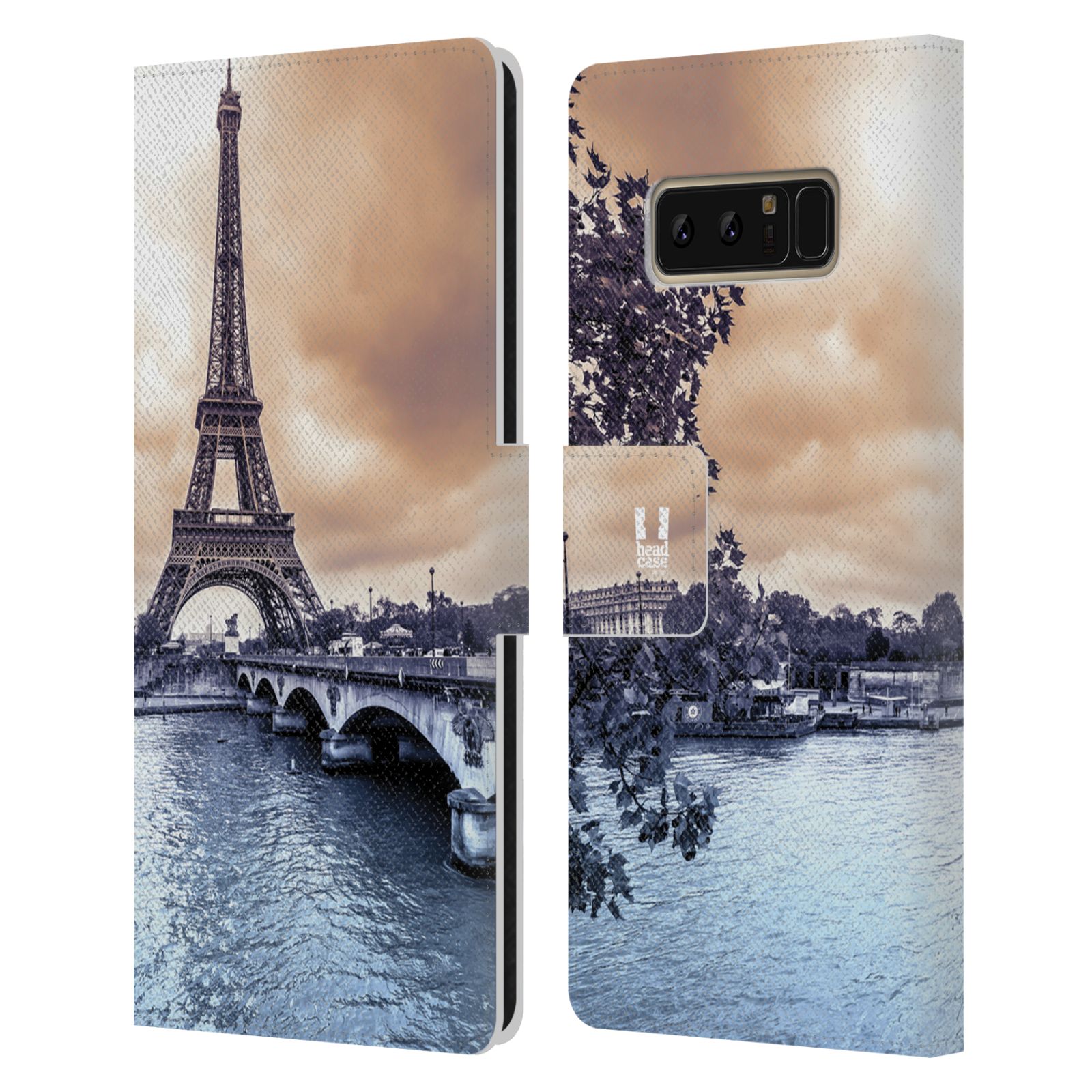 Pouzdro pro mobil Samsung Galaxy Note 8  - Eiffelova věž Paříž - Francie