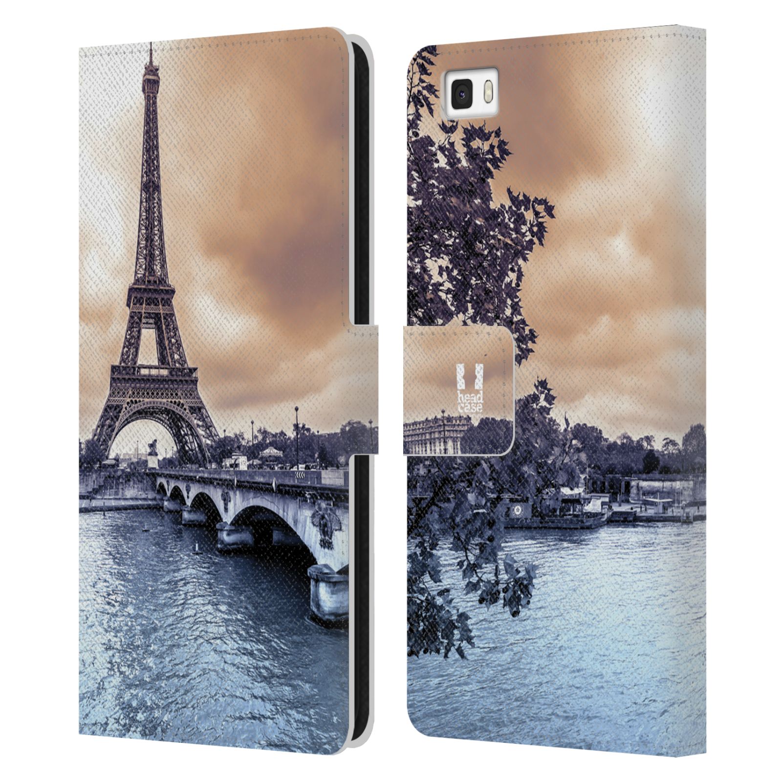 Pouzdro pro mobil Huawei P8 LITE - Eiffelova věž Paříž - Francie