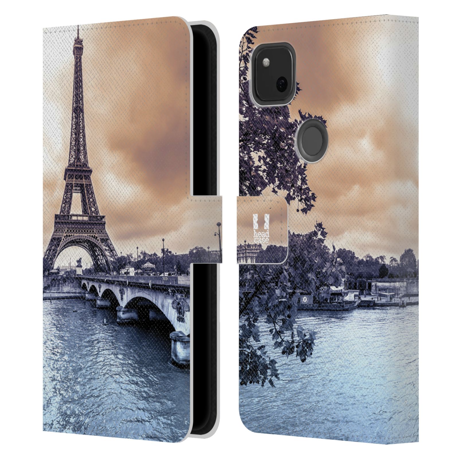 Pouzdro pro mobil Google Pixel 4A  - Eiffelova věž Paříž - Francie