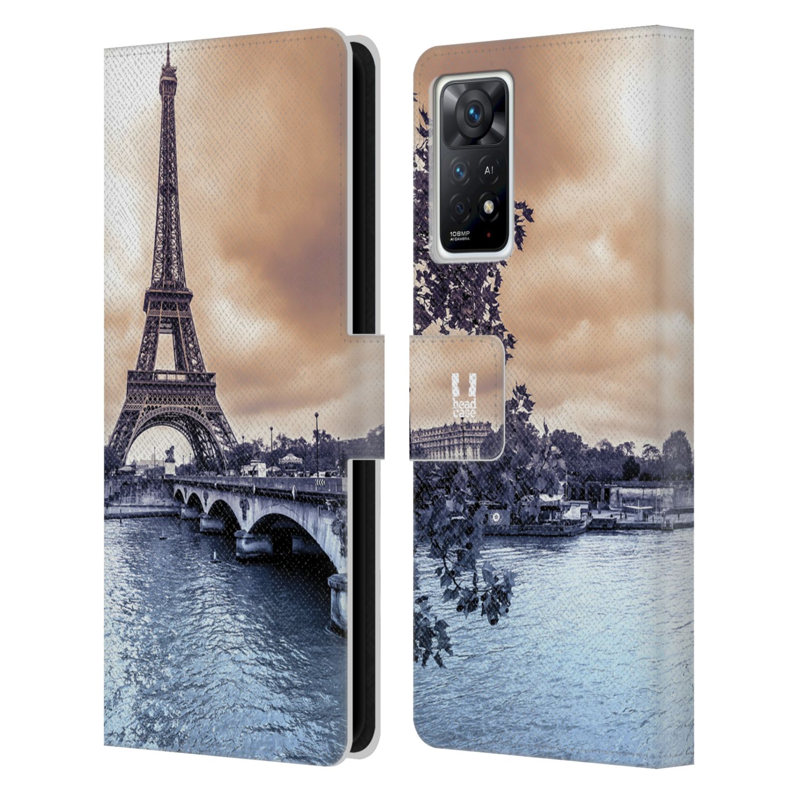 HEAD CASE Pouzdro pro mobil Xiaomi Redmi Note 11 Pro 5G - Eiffelova věž Paříž - Francie