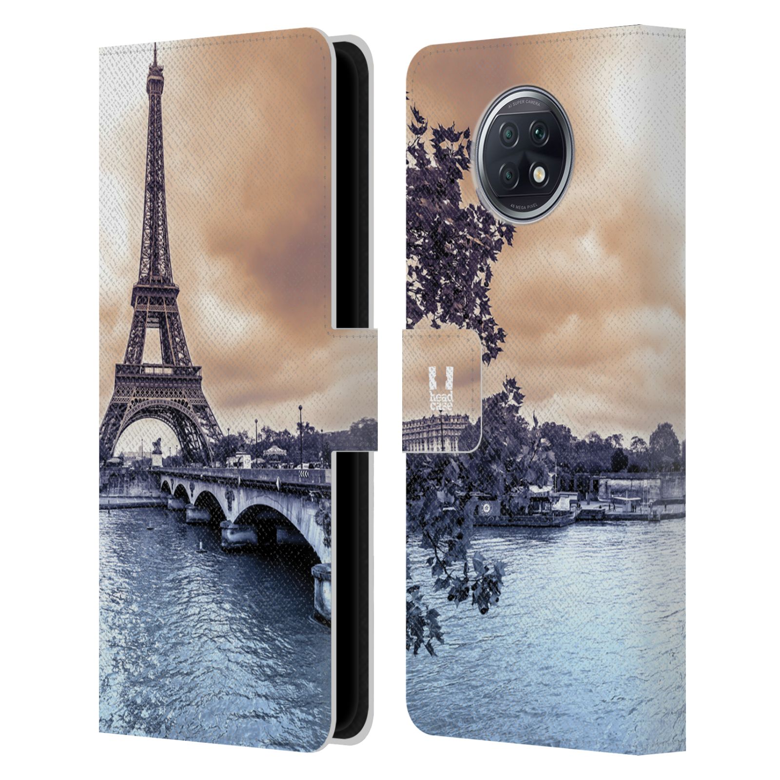 Pouzdro pro mobil Xiaomi Redmi Note 9T - HEAD CASE - Eiffelova věž Paříž - Francie