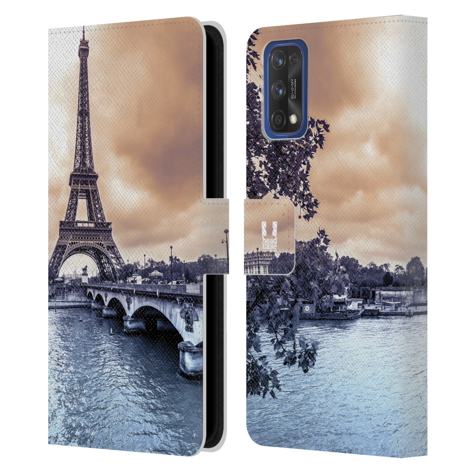 Pouzdro pro mobil Realme 7 PRO - HEAD CASE - Eiffelova věž Paříž - Francie