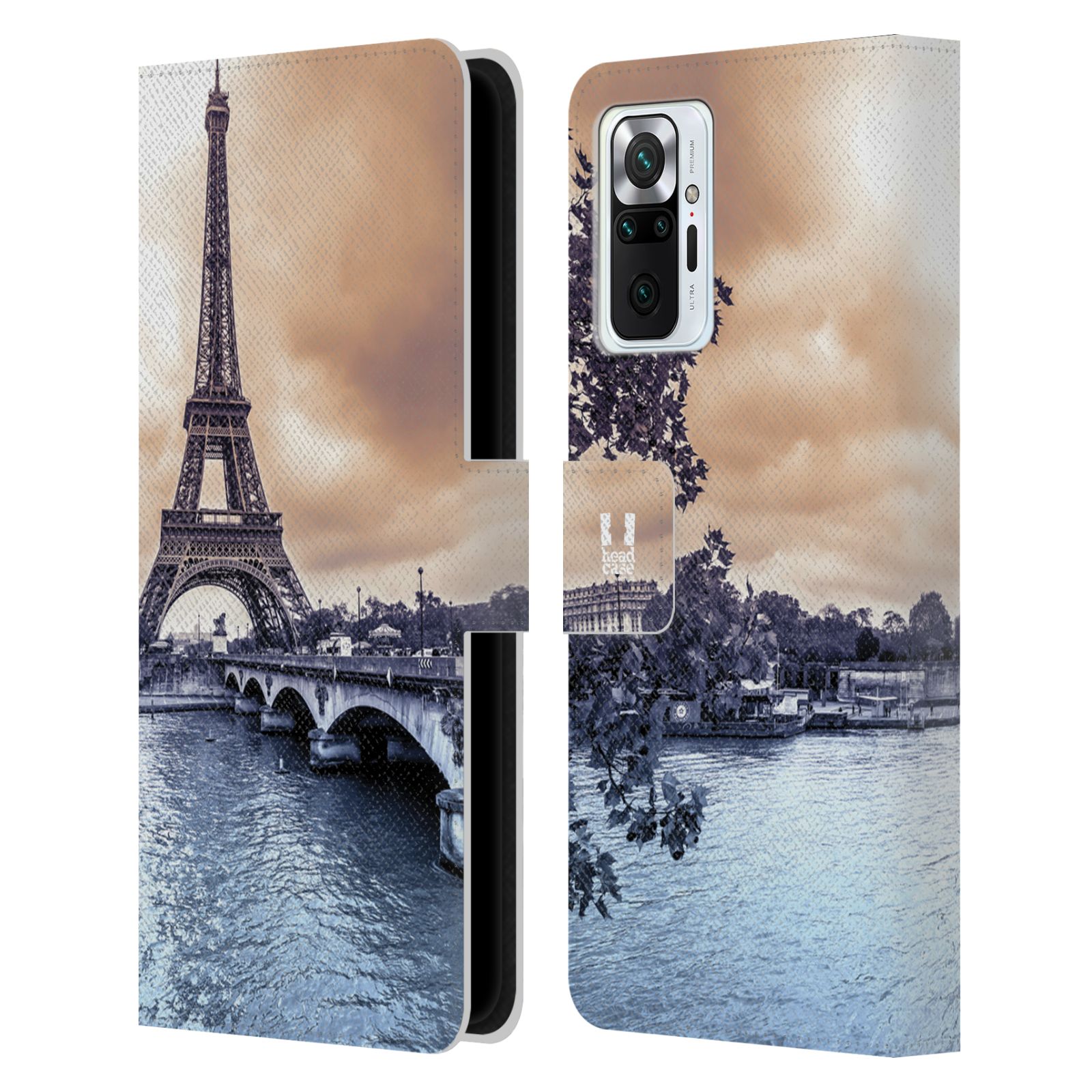 HEAD CASE Pouzdro pro mobil Xiaomi Redmi 10 - Eiffelova věž Paříž - Francie