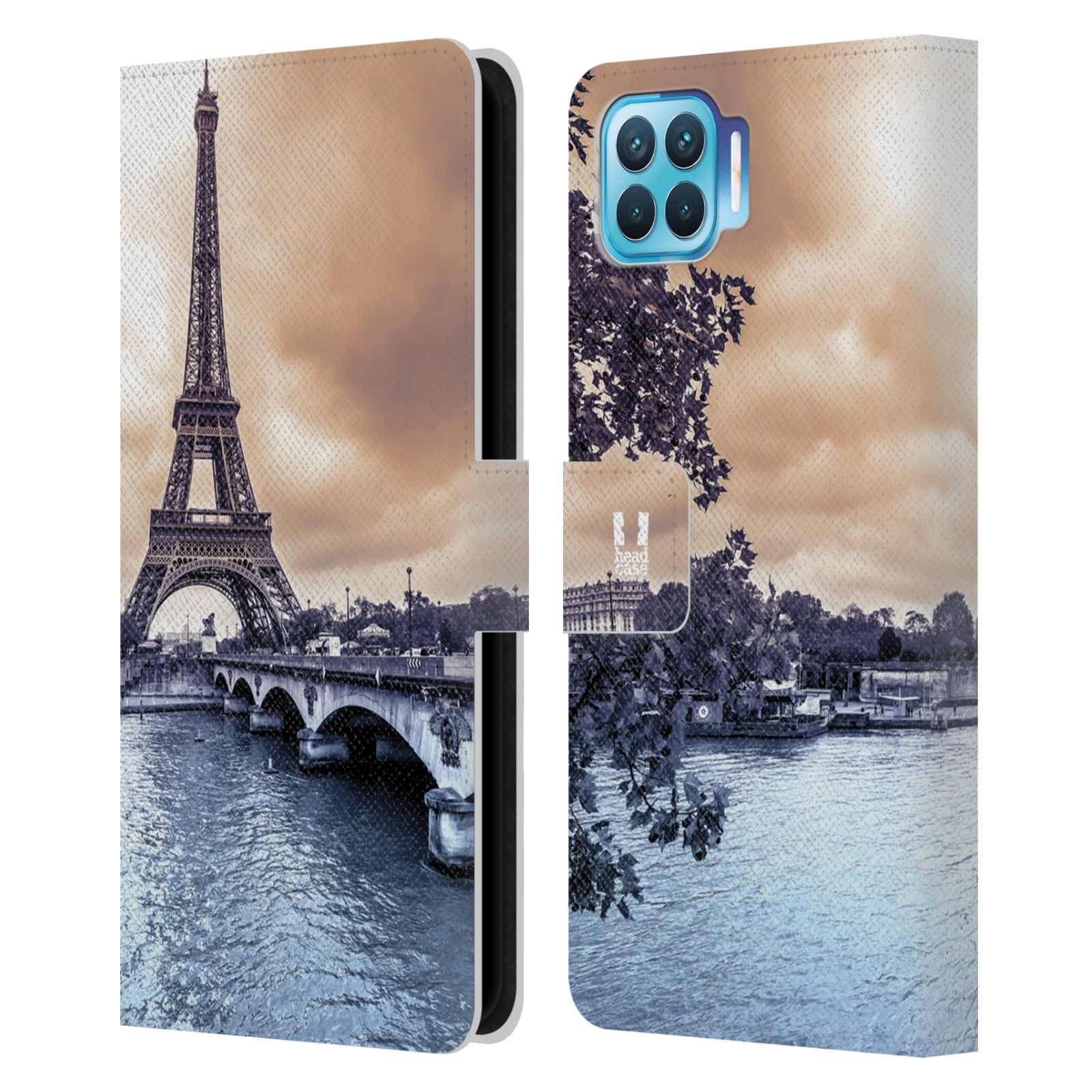 Pouzdro pro mobil Oppo Reno 4 LITE  - Eiffelova věž Paříž - Francie