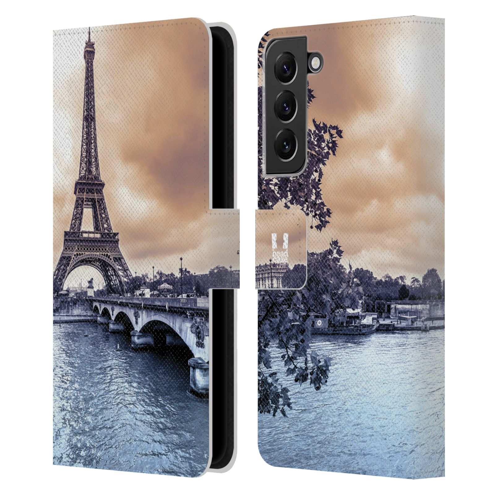 HEAD CASE Pouzdro pro mobil Samsung Galaxy S22+ 5G - Eiffelova věž Paříž - Francie