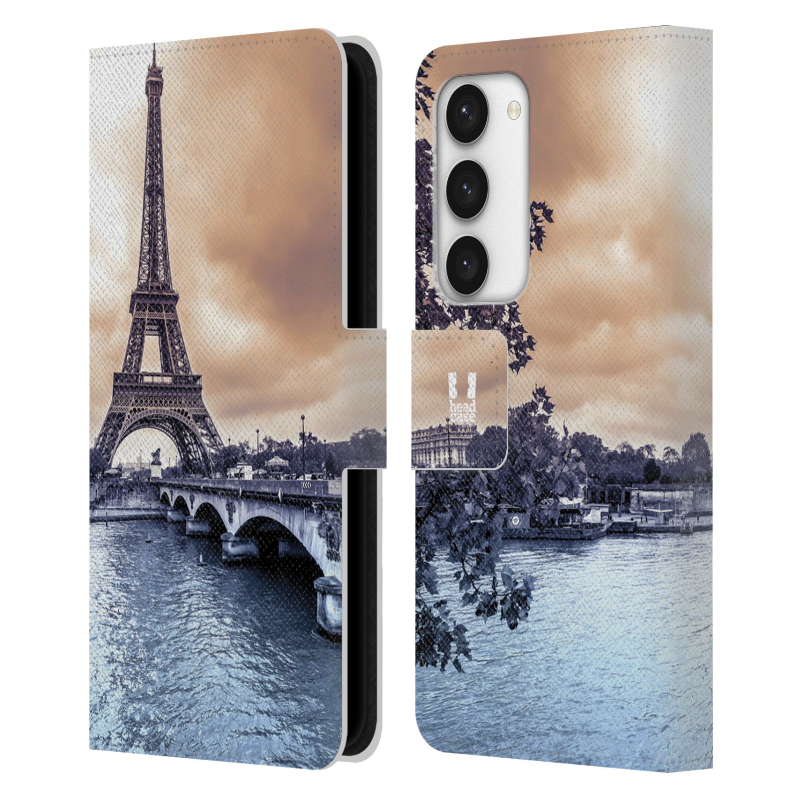 HEAD CASE Pouzdro pro mobil Samsung Galaxy S23 5G - Eiffelova věž Paříž - Francie