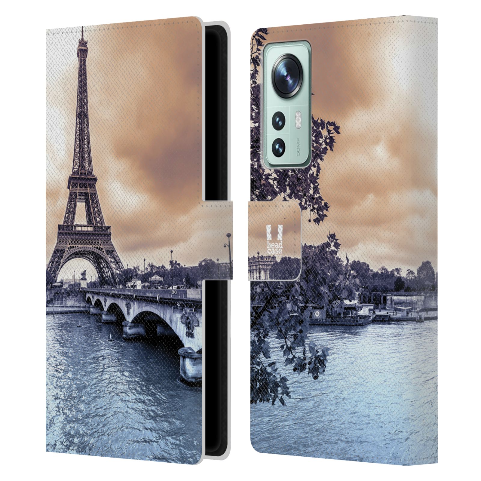 HEAD CASE Pouzdro pro mobil Xiaomi 12 - Eiffelova věž Paříž - Francie