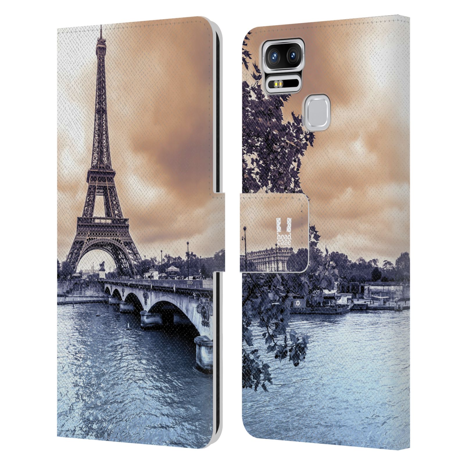 Pouzdro na mobil Asus Zenfone 3 Zoom ZE553KL - Head Case - Paříž Eiffelova věž