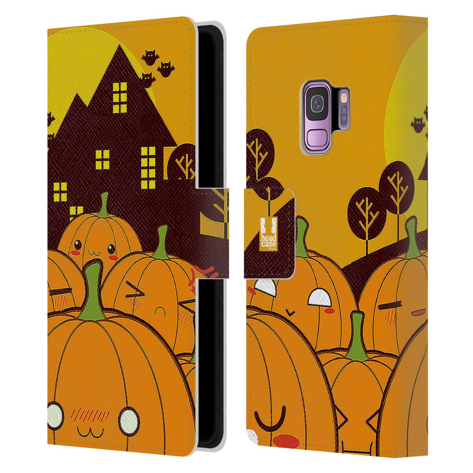 Pouzdro na mobil Samsung Galaxy S9 - Head Case - Halloween oživlé dýně