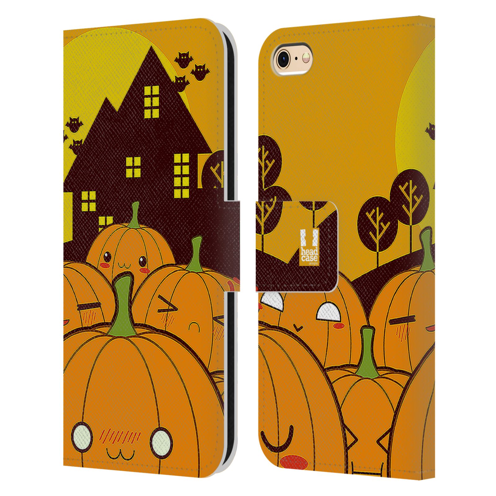 Pouzdro na mobil Apple Iphone 6 / 6S - Head Case - Halloween oživlé dýně