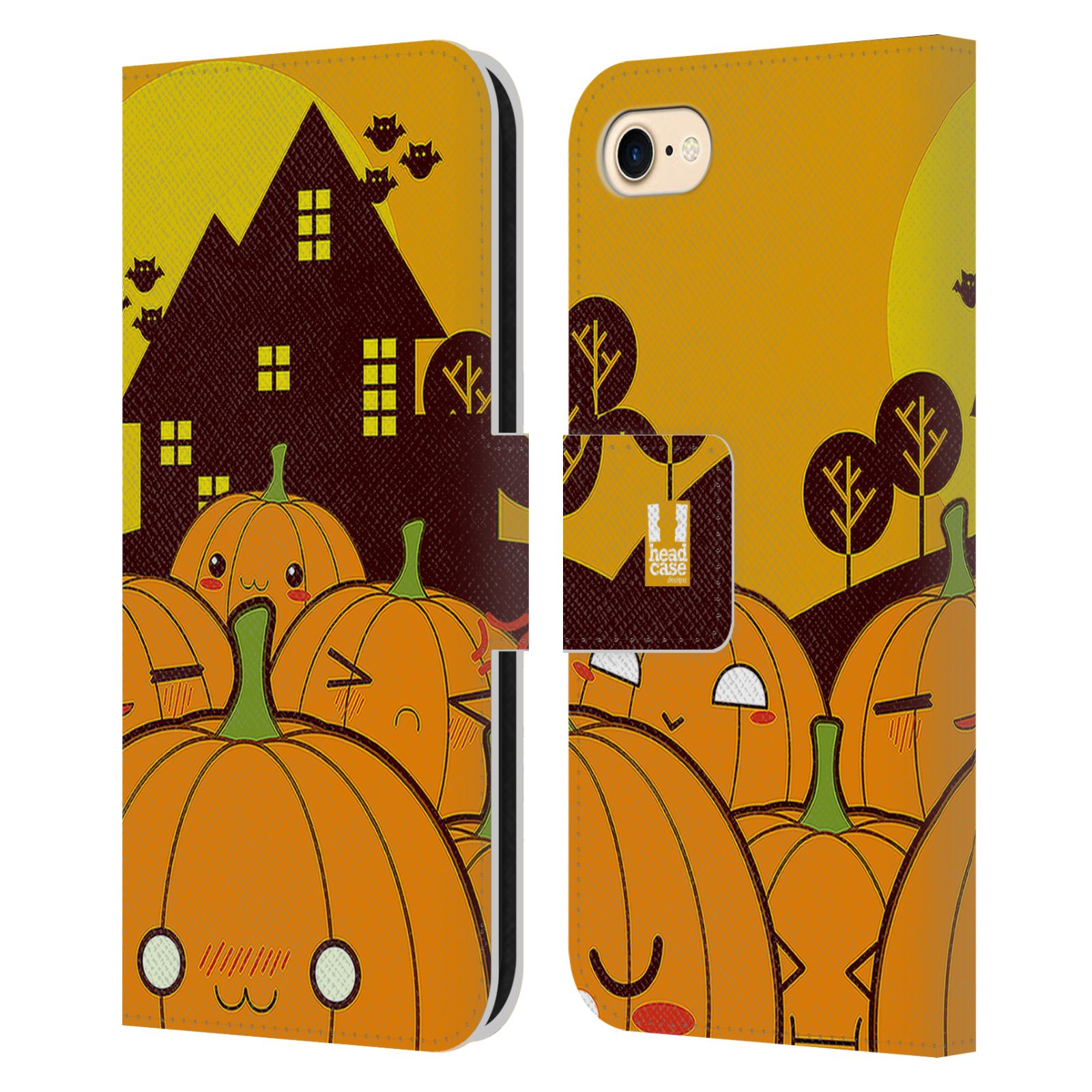 Pouzdro na mobil Apple Iphone 7 / 8 - Head Case - Halloween oživlé dýně